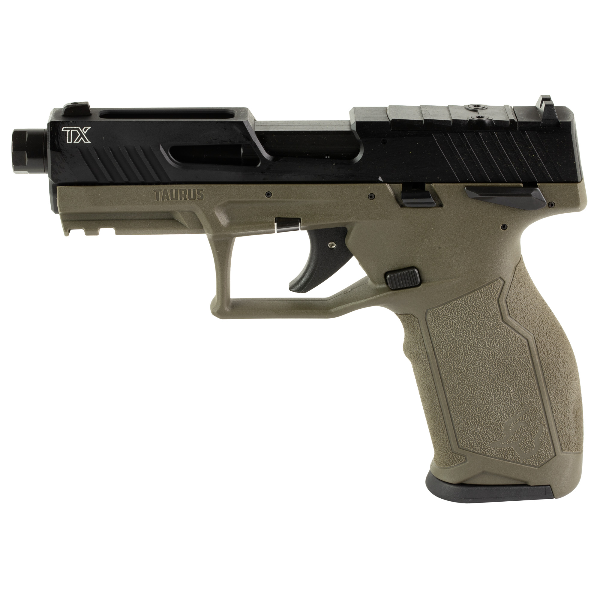 Taurus TX22 Gen2 Striker Fired 4.6″ 22 LR 22rd Adjustable Sights – Olive Drab Green