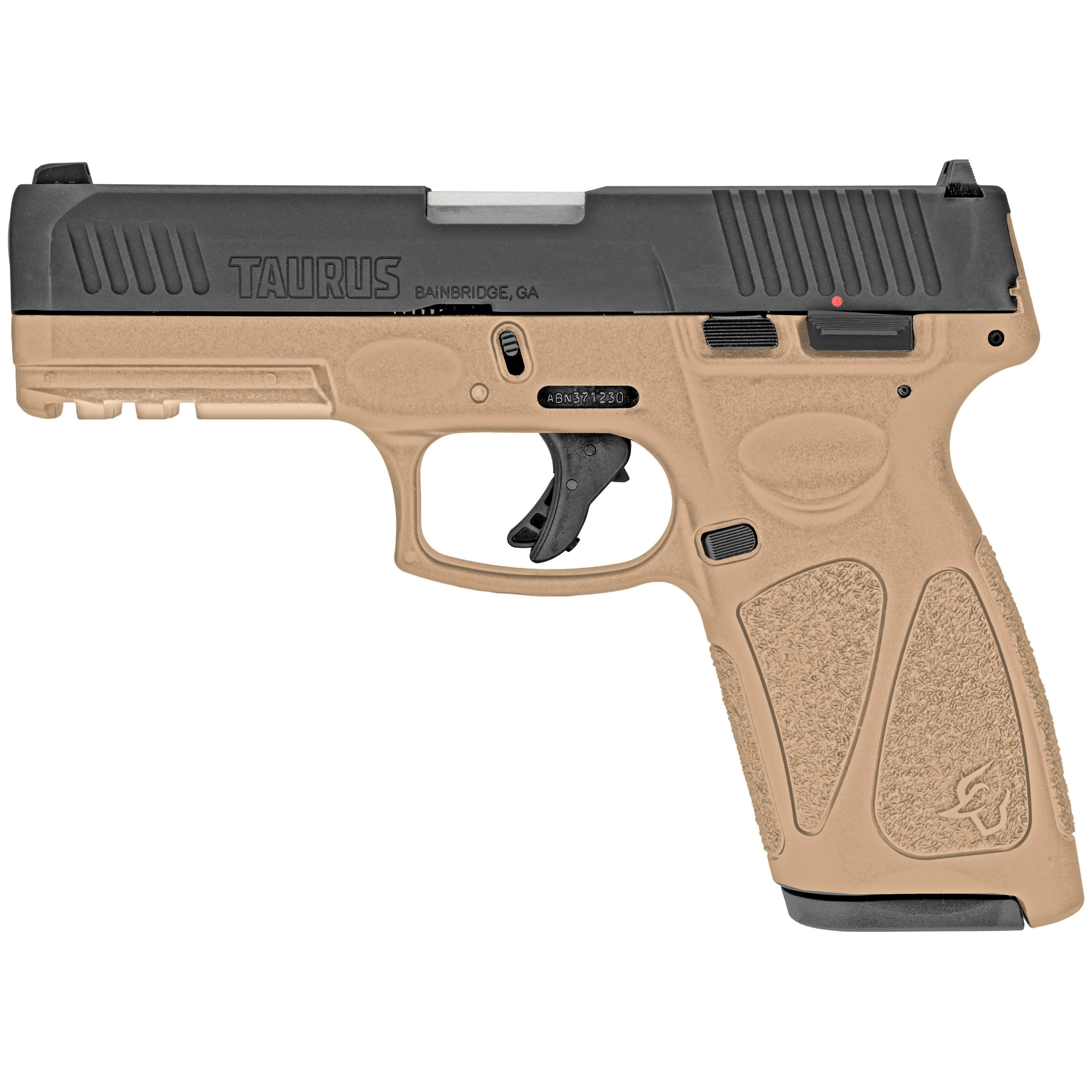 Taurus G3 4″ 9mm 17rd Adjustable Sights – Tan, Black