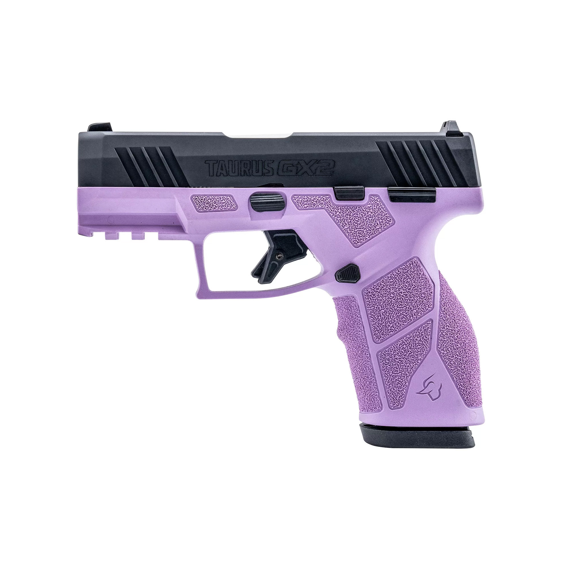 Taurus GX4 Striker Fired 3.38″ 9mm 10rd Blade Front/Adjustable Rear – Light Purple, Black