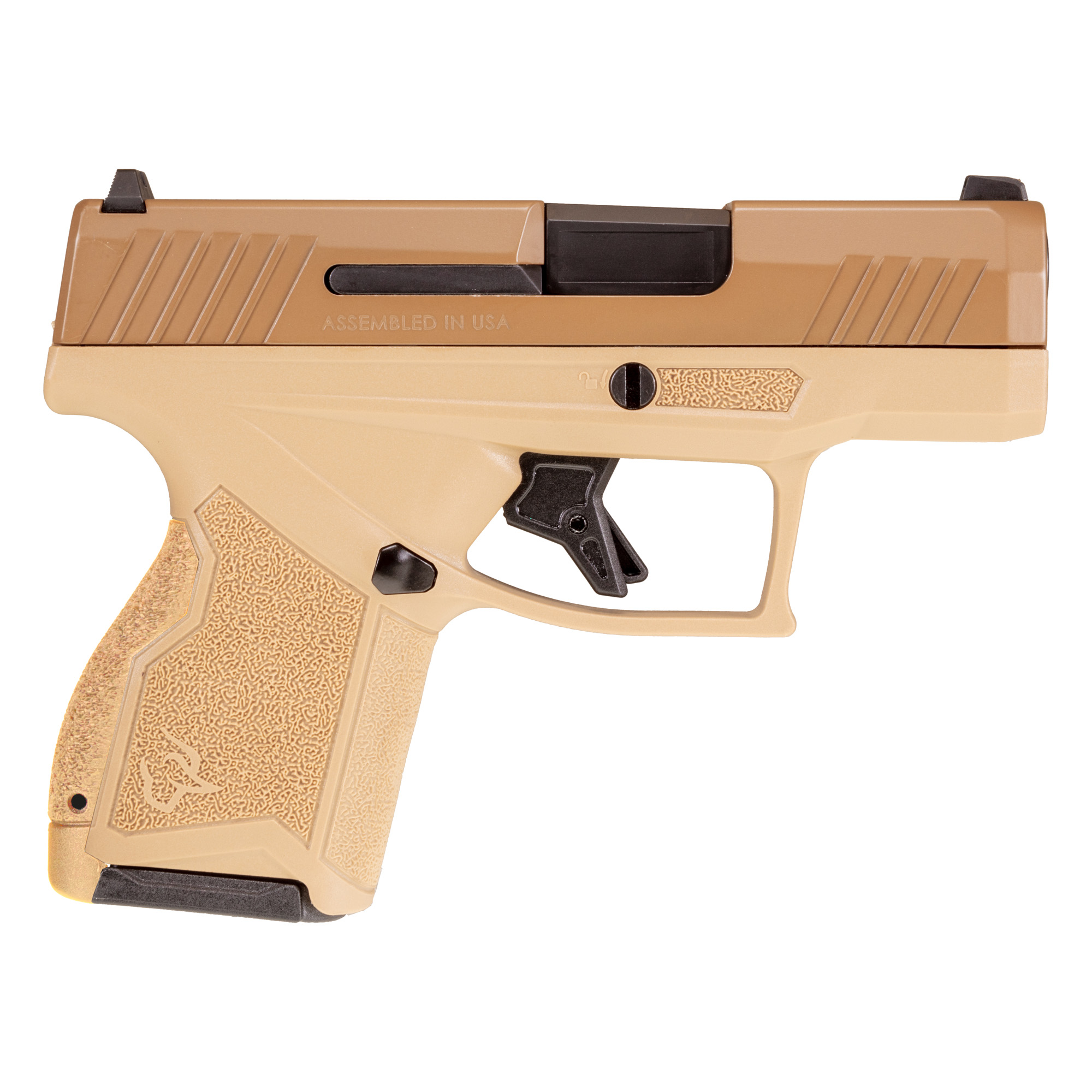 Taurus GX4 Striker Fired 3″ 9mm 11rd Blade Front/Adjustable Rear – Tan