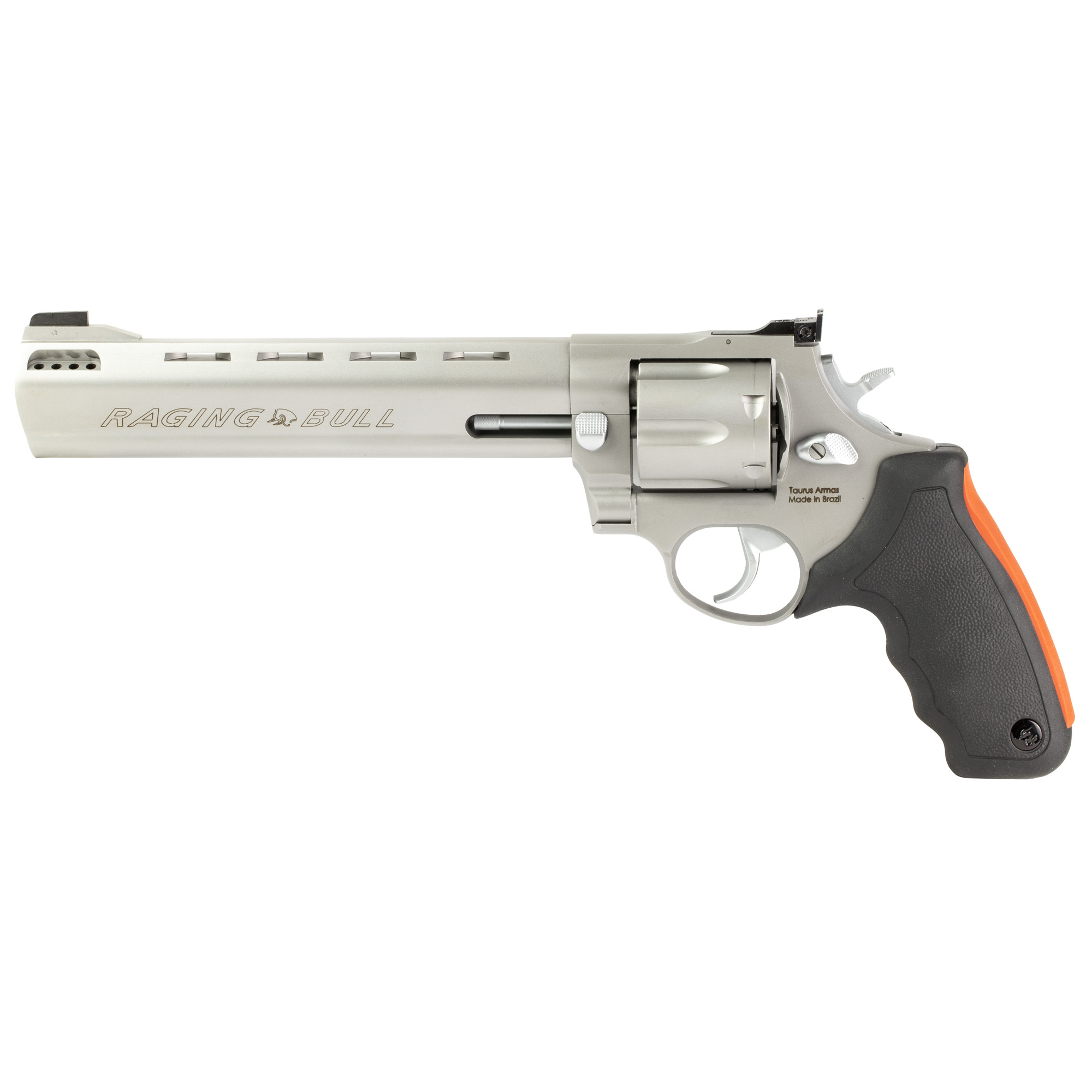 Taurus Raging Bull 8.37″ 44 Magnum 6rd Adjustable Sights – Silver