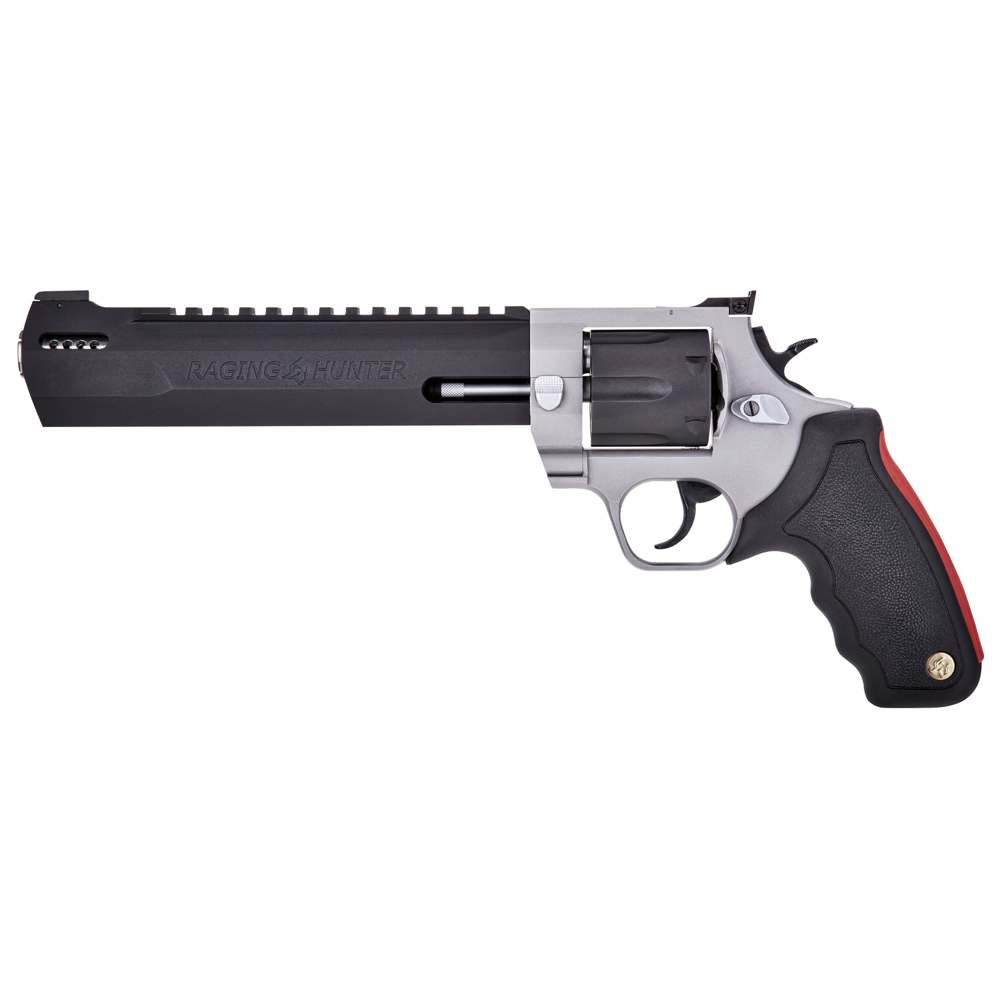 Taurus Raging Hunter Double Action 10″ 500 S&W 5rd Blade Front/Adjustable Rear – Black, Silver