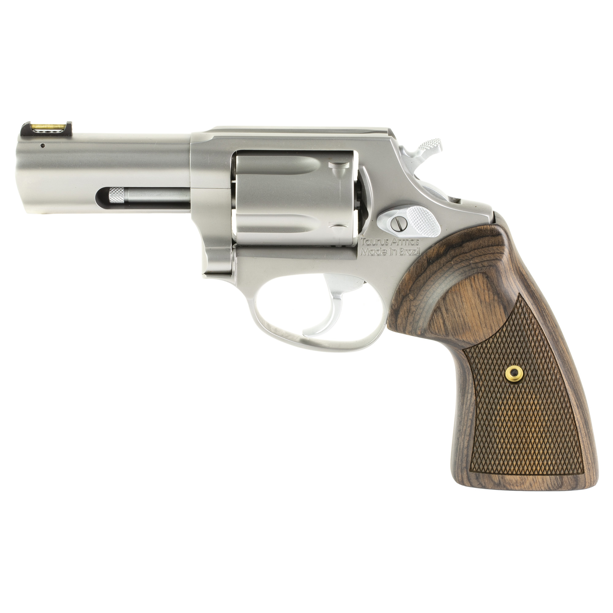 Taurus 605 Executive Grade DA/SA 3″ 357 Magnum 9mm 5rd Brass Front – Silver