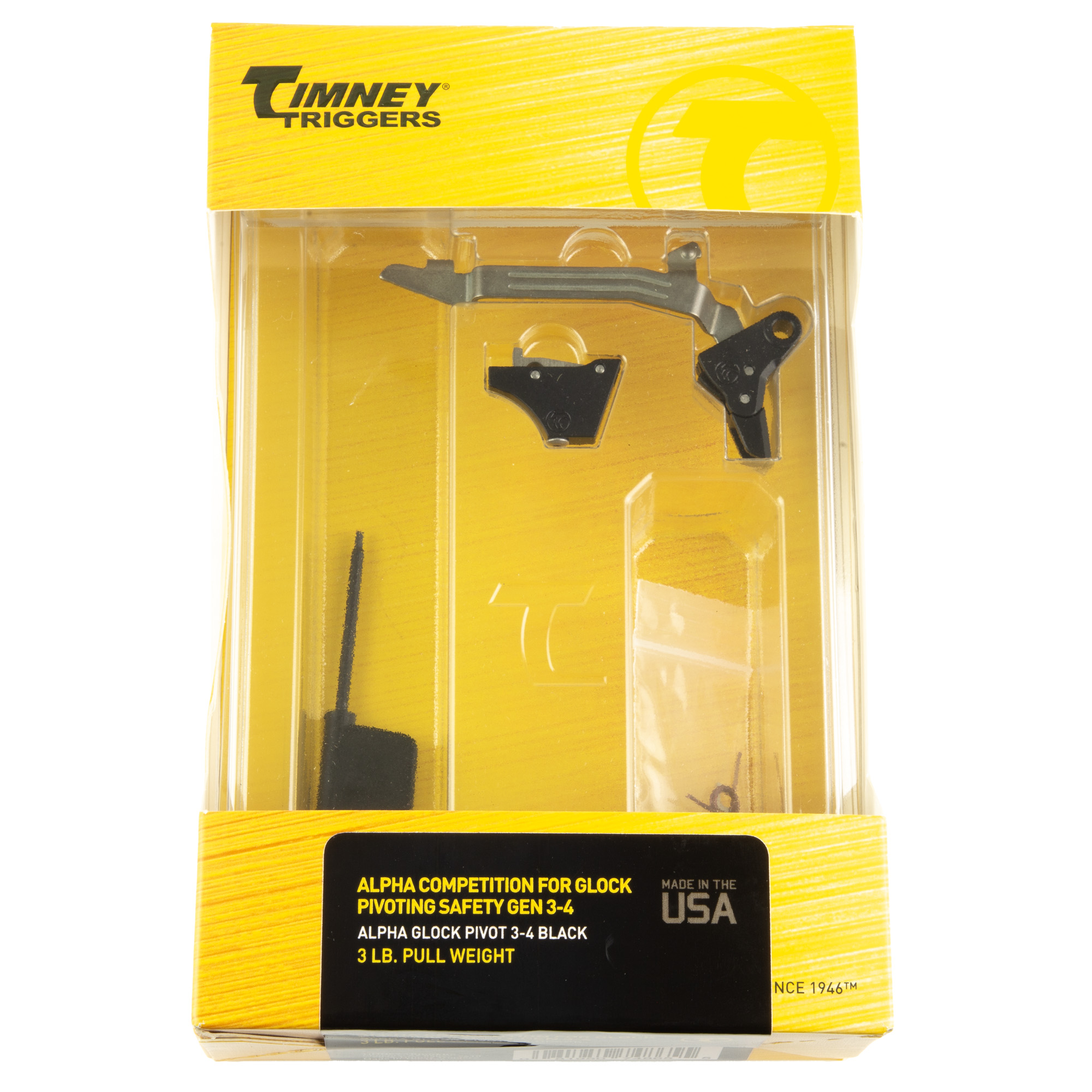 Timney Triggers Alpha Competition Trigger Shoe – Black