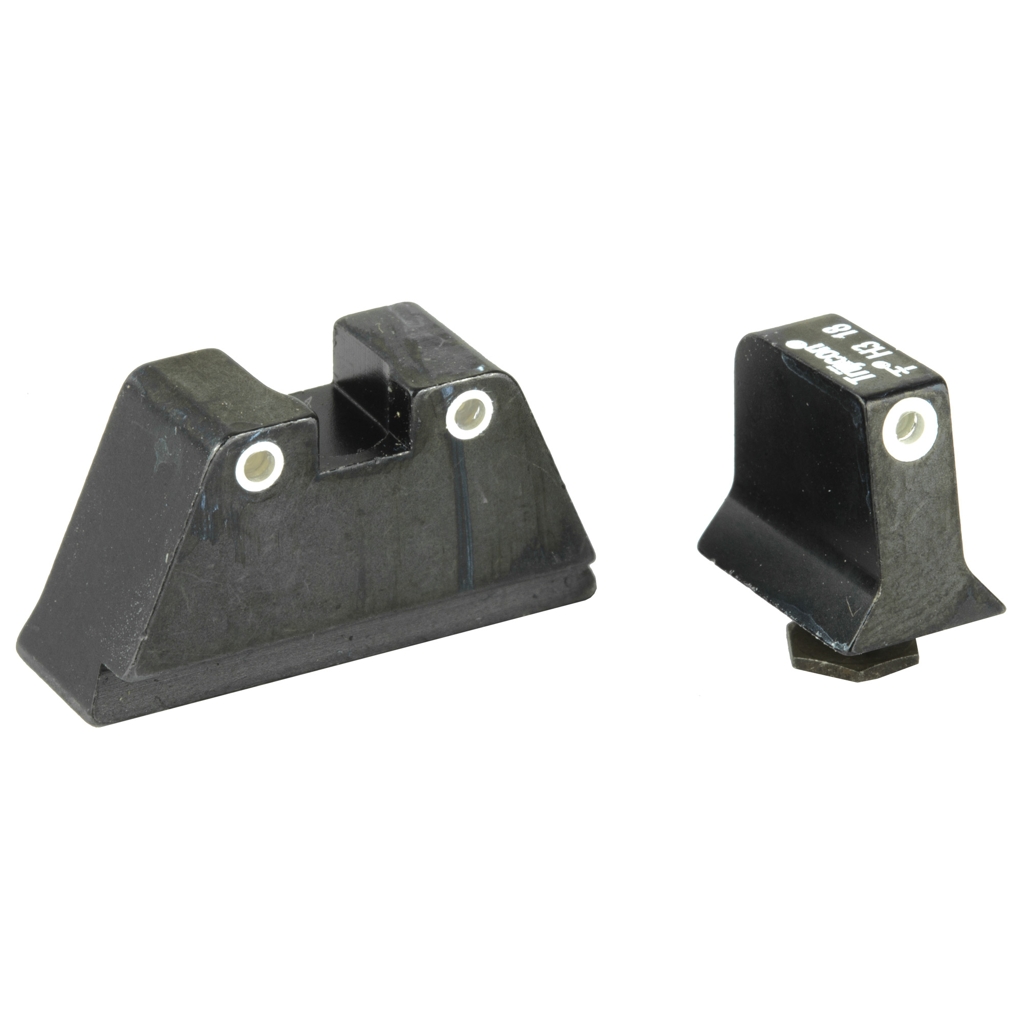 Trijicon Glock 17/19/22/23/26/27/31/32/33/34/35/37/38/39 Suppressor Height Tritium Sight – Black