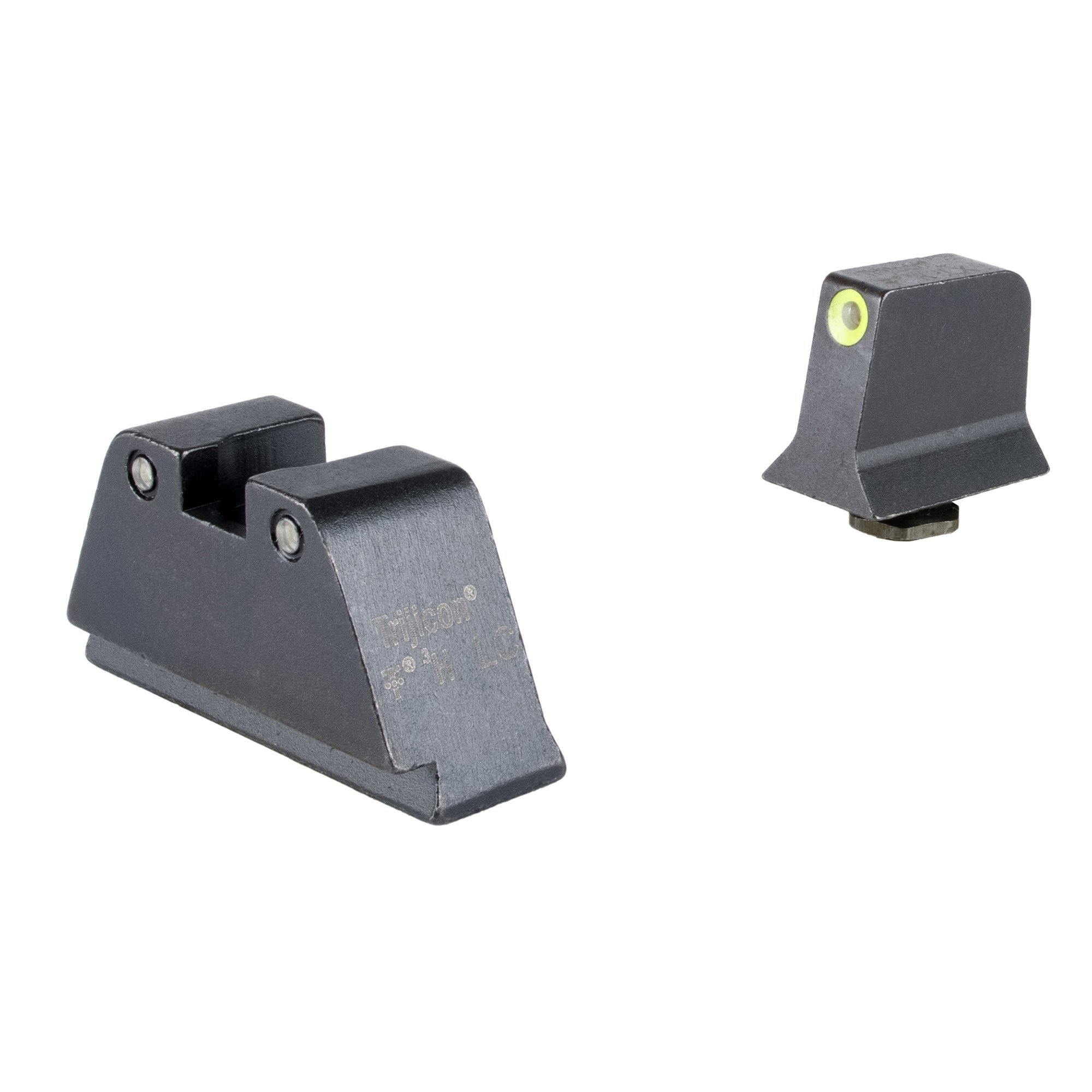 Trijicon Glock 17/17L/19/22/23/24/26/27/33/34/35/38/39 Suppressor/Optic Height Night Sight – Yellow Front