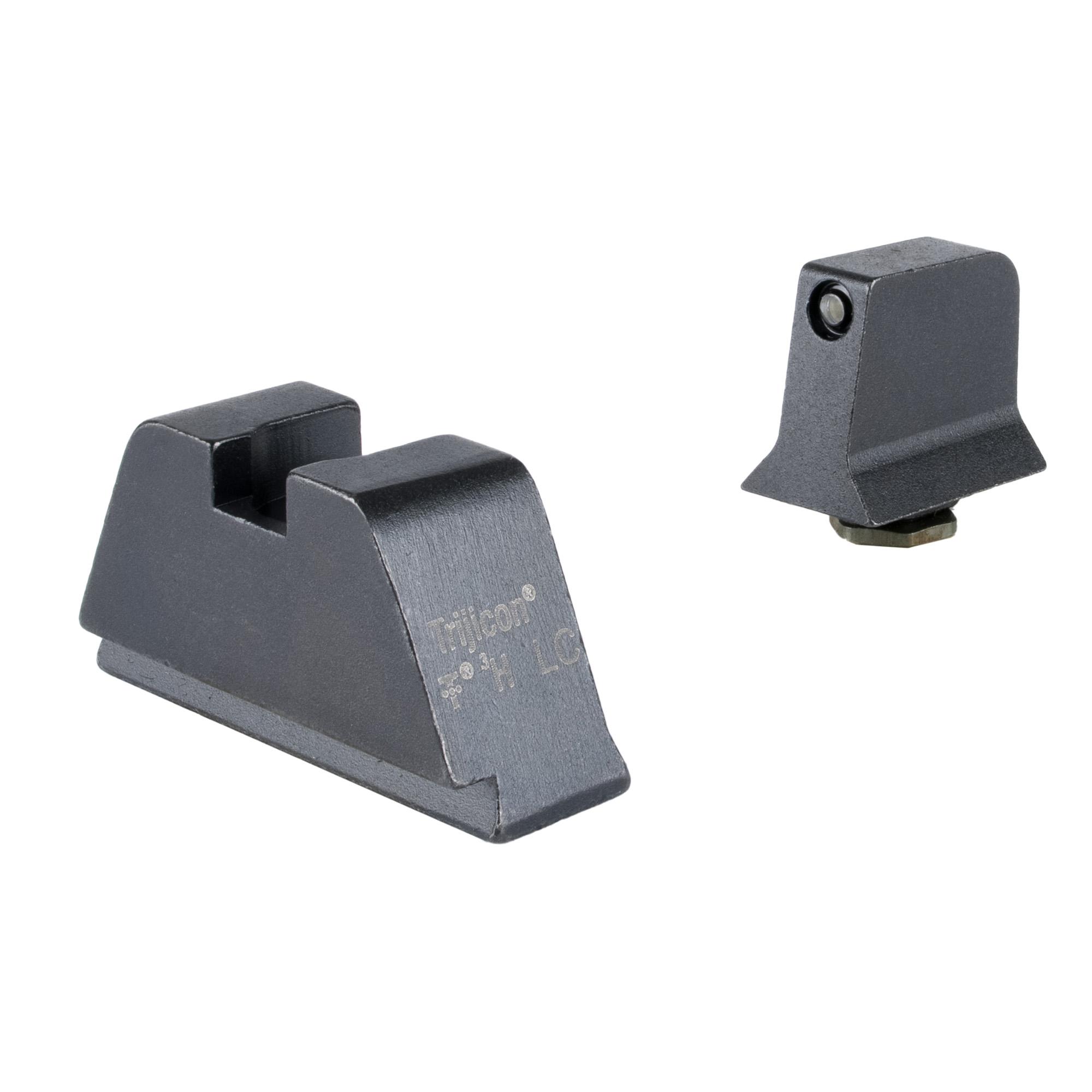 Trijicon Glock 17/17L/19/22/23/24/26/27/33/34/35/38/39 Suppressor/Optic Height Night Sight – Black