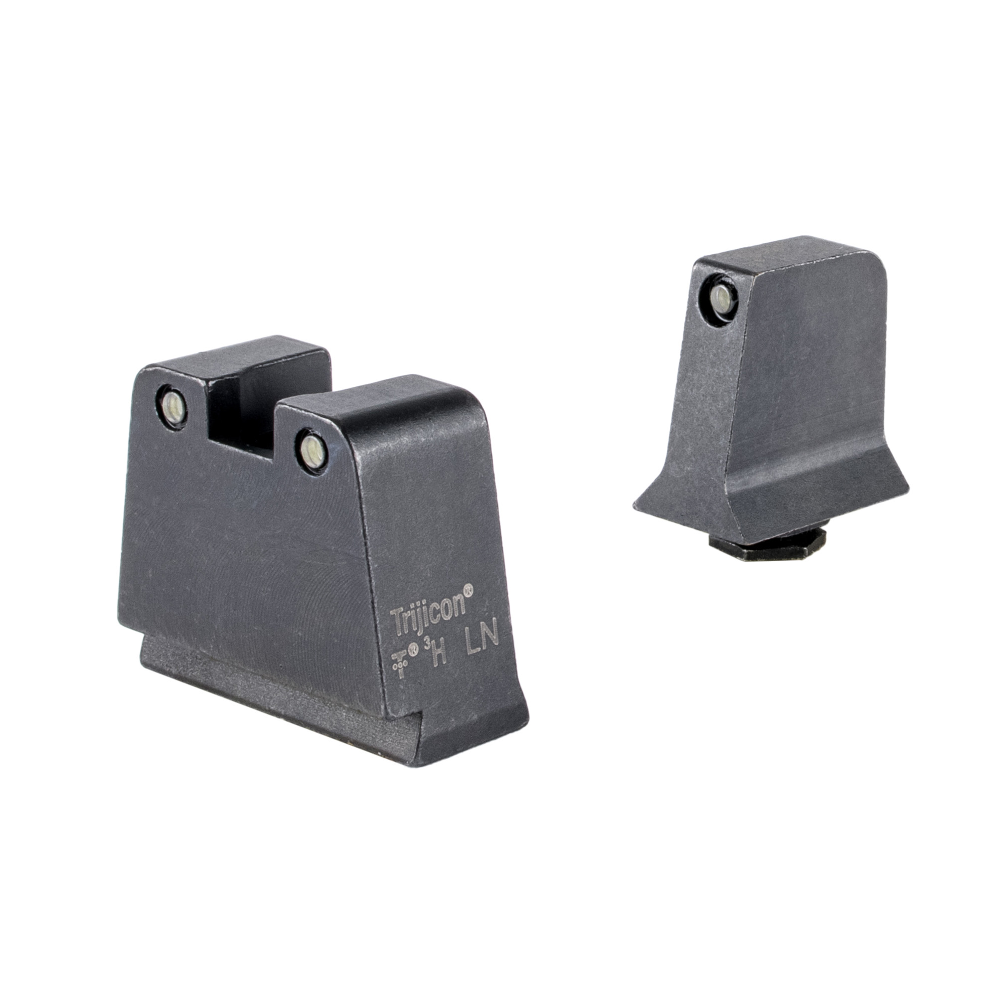 Trijicon Glock 42/43/43X/48 Suppressor/Optic Height Night Sight – Black