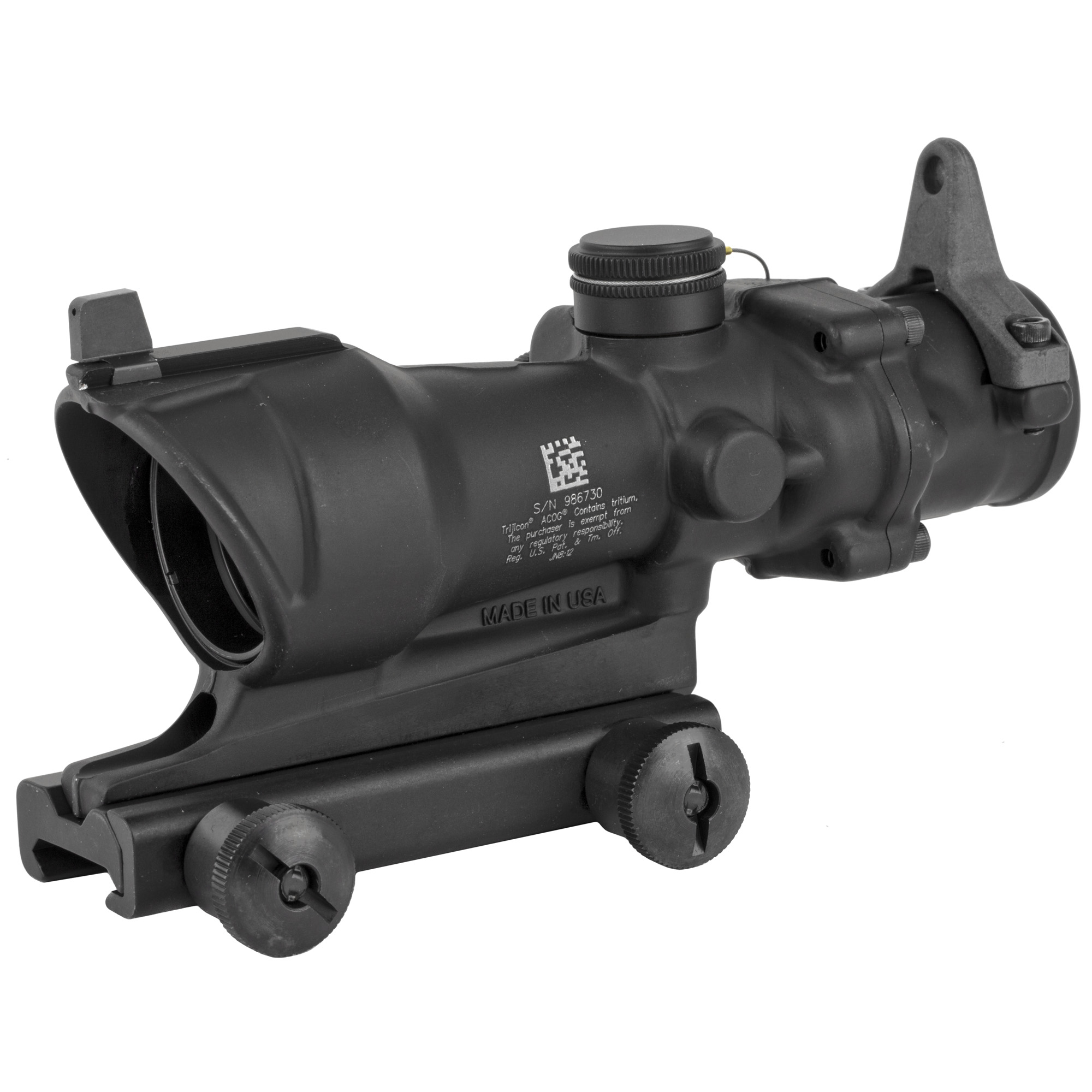 Trijicon ACOG Ballistic .223 With Amber Center 4X Rifle Scope – Black