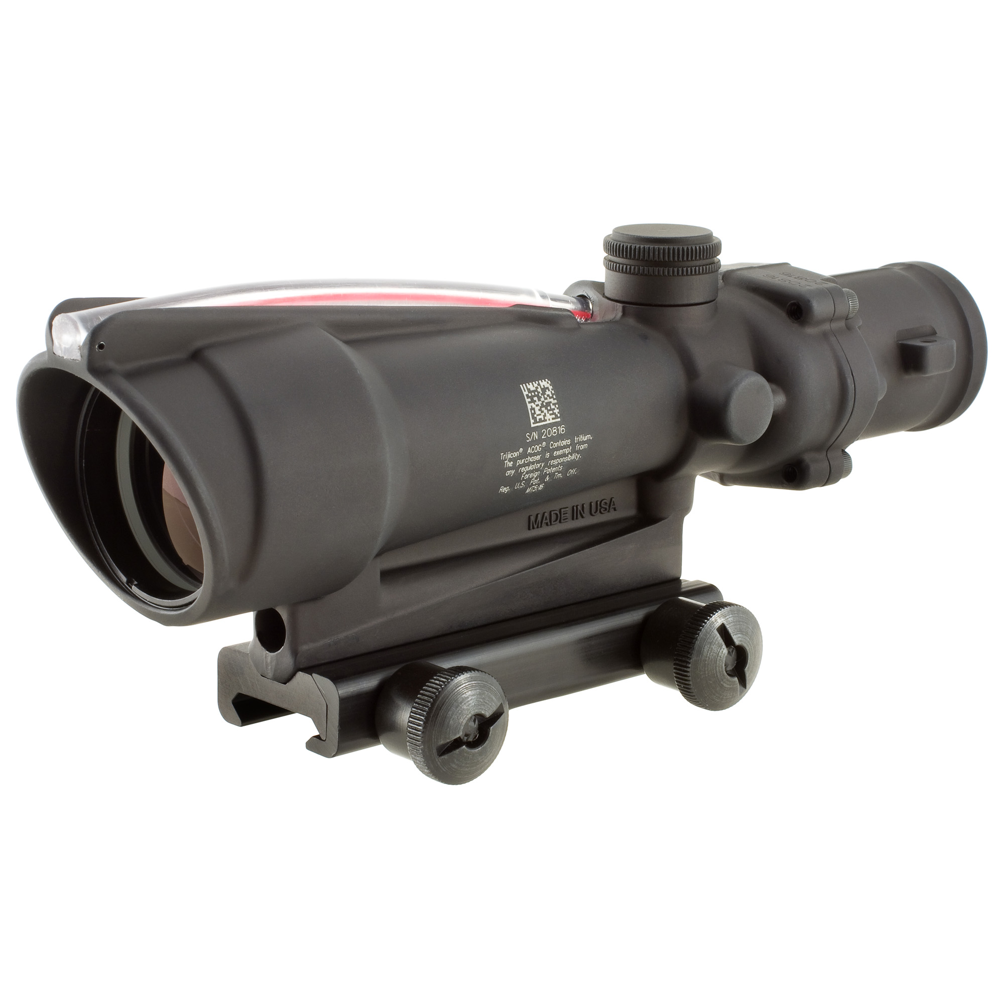 Trijicon ACOG Red Chevron .308 3.5X Rifle Scope – Black