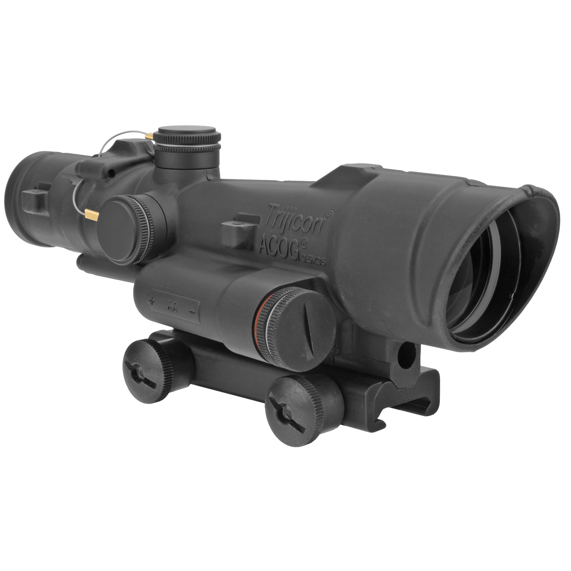 Trijicon ACOG LED Green Chevron .223 3.5X Rifle Scope – Black