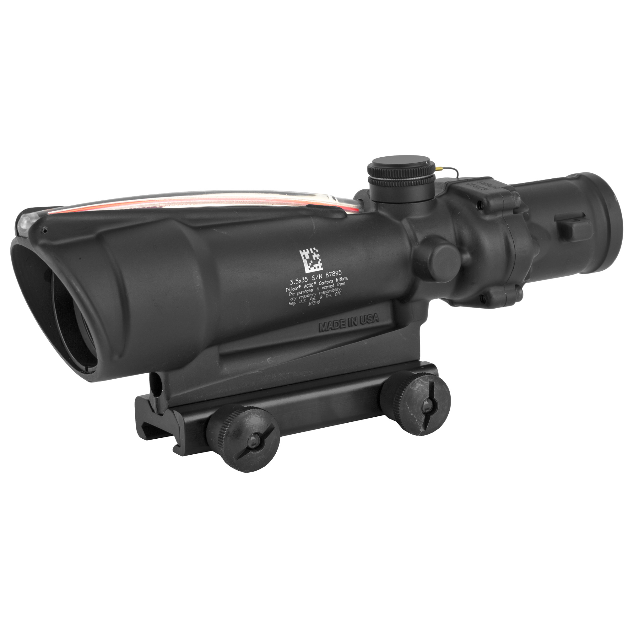 Trijicon ACOG Red Chevron .223 3.5X Rifle Scope – Black