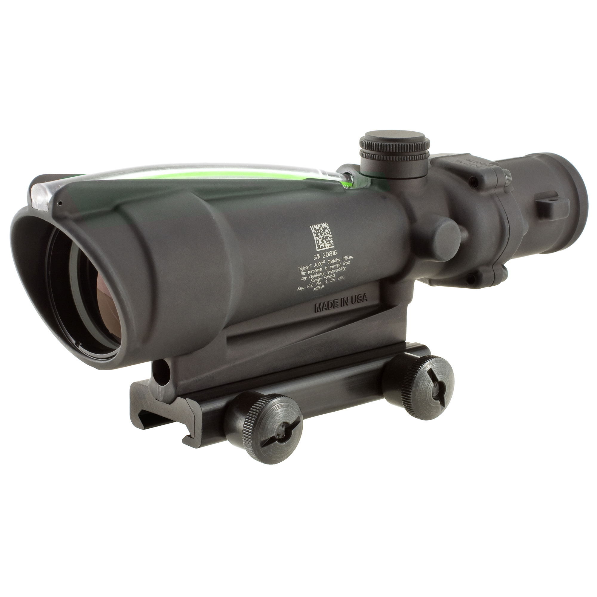 Trijicon ACOG Green Horseshoe .223 3.5X Rifle Scope – Black