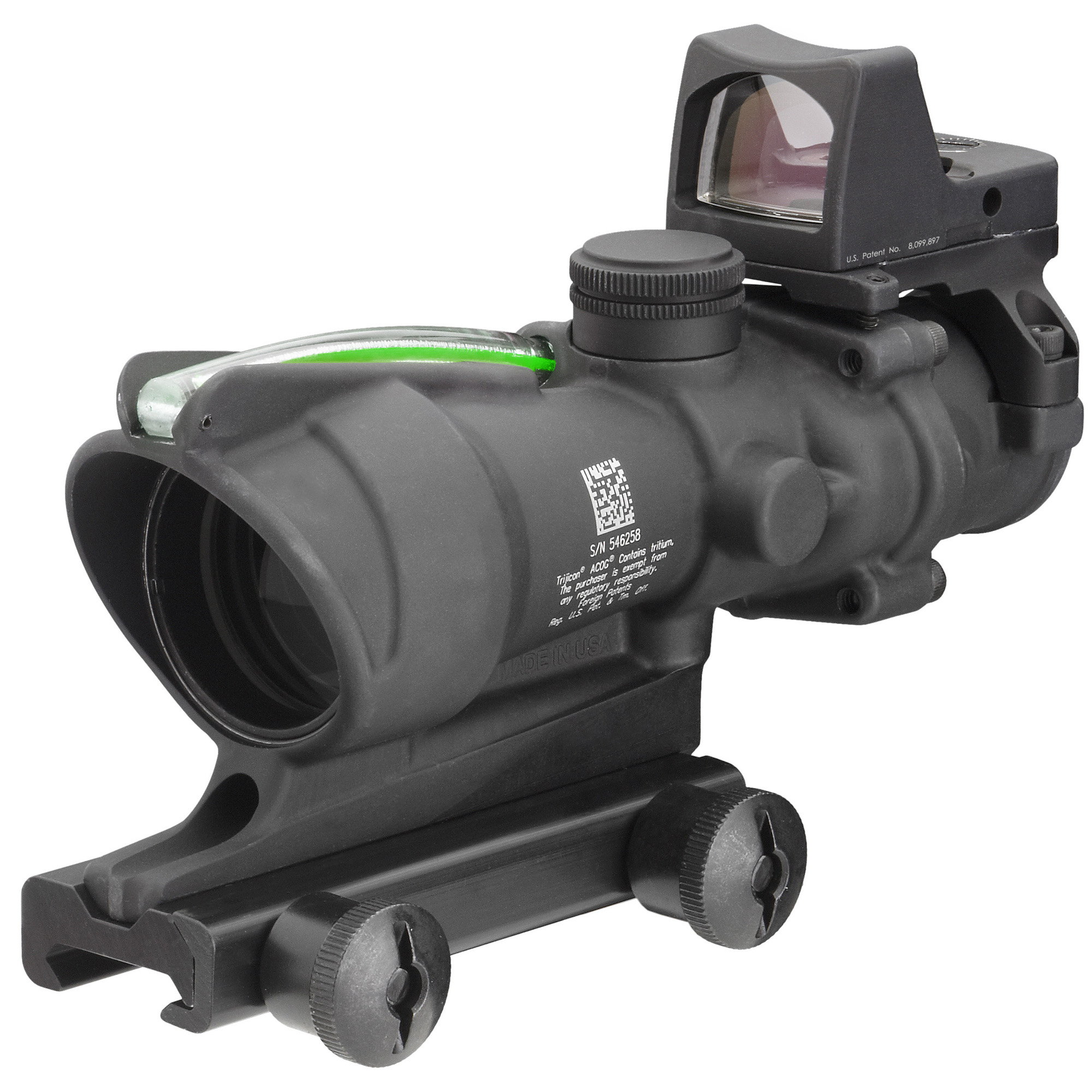 Trijicon ACOG Green Crosshair .223 4X Rifle Scope – Black