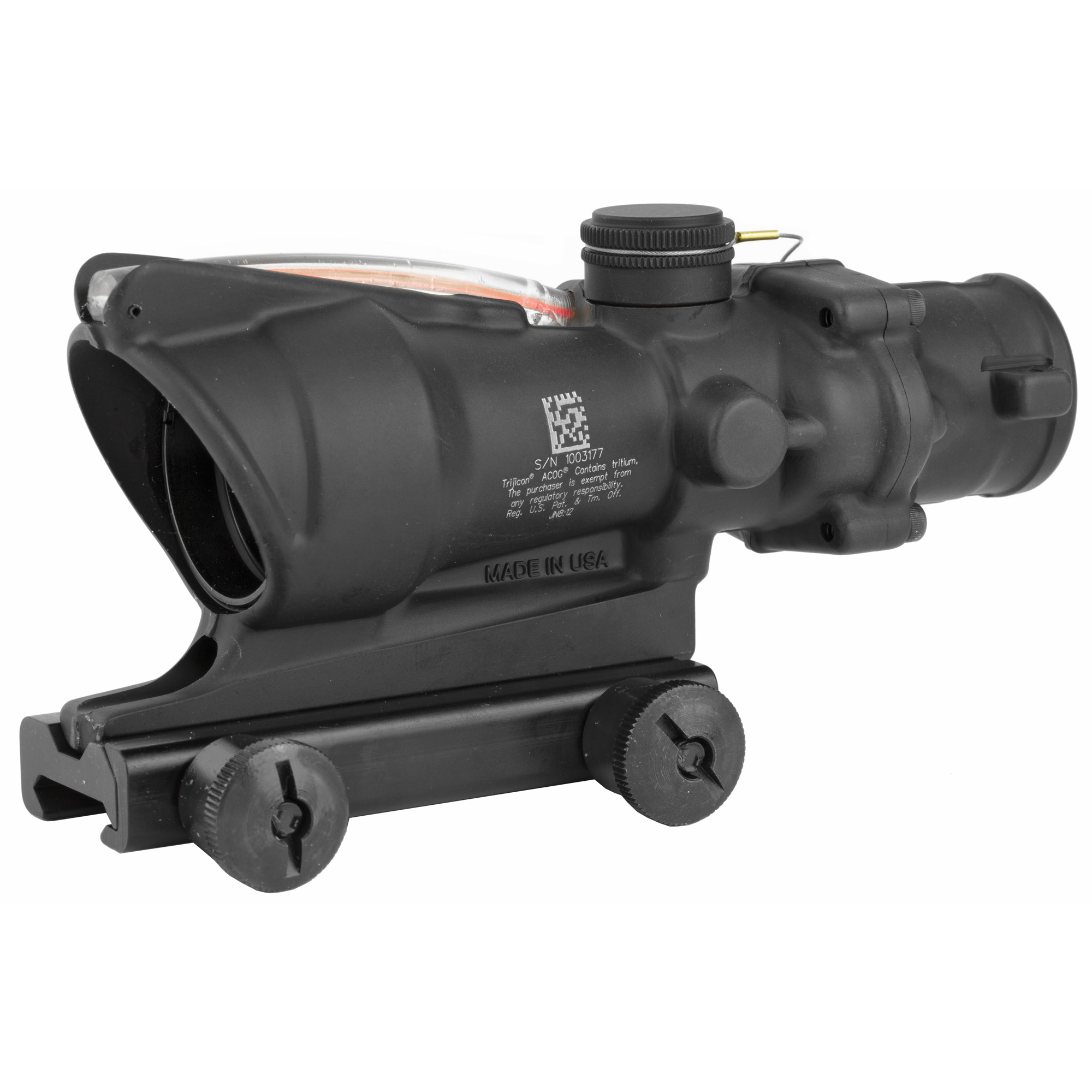 Trijicon ACOG Red Crosshair .223 4X Rifle Scope – Black