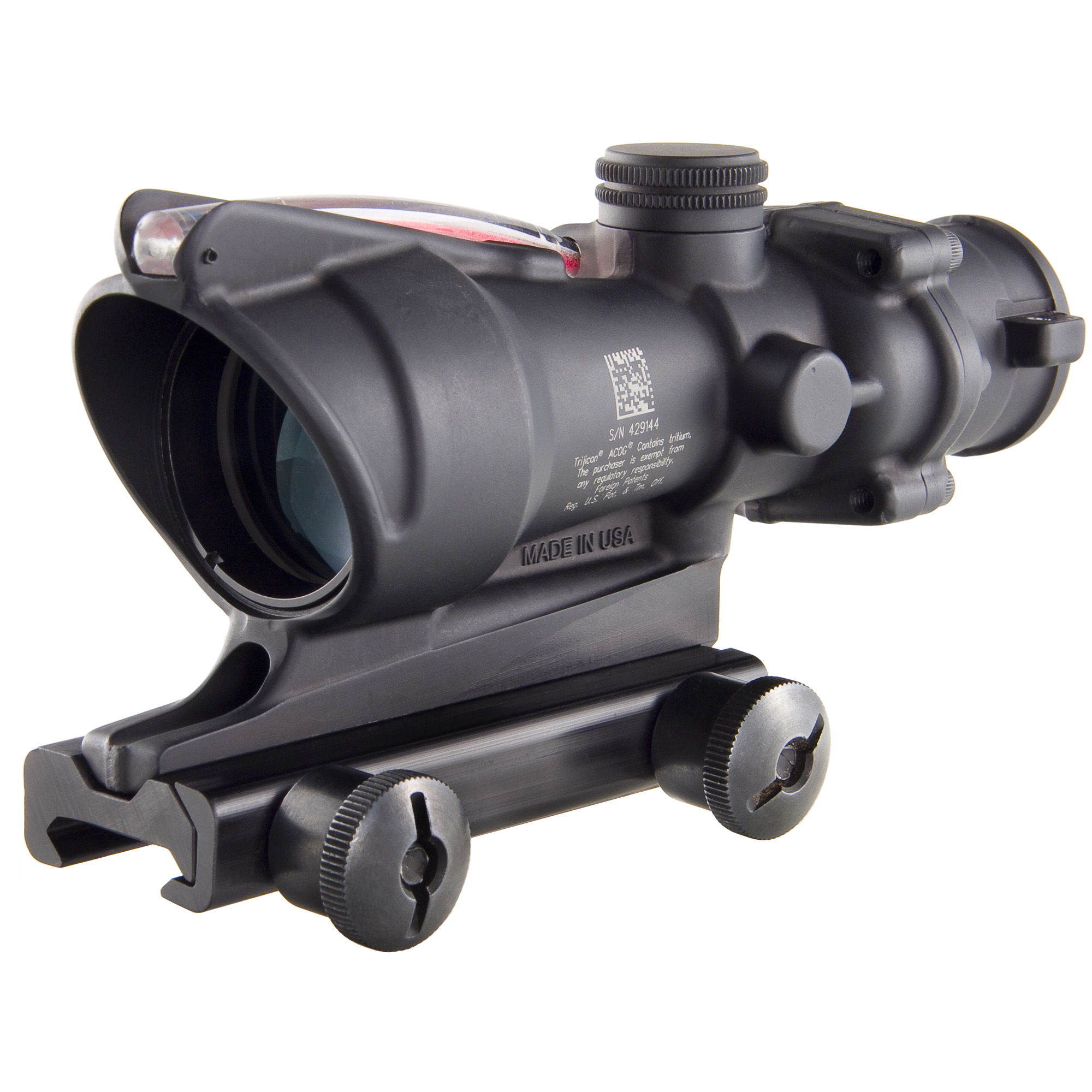 Trijicon ACOG Red Chevron .223 4X Rifle Scope – Black