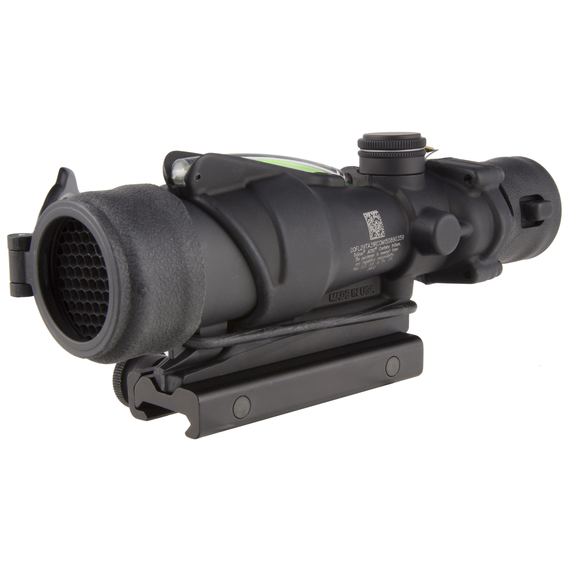 Trijicon ACOG Green Chevron M150 4X Rifle Scope – Black