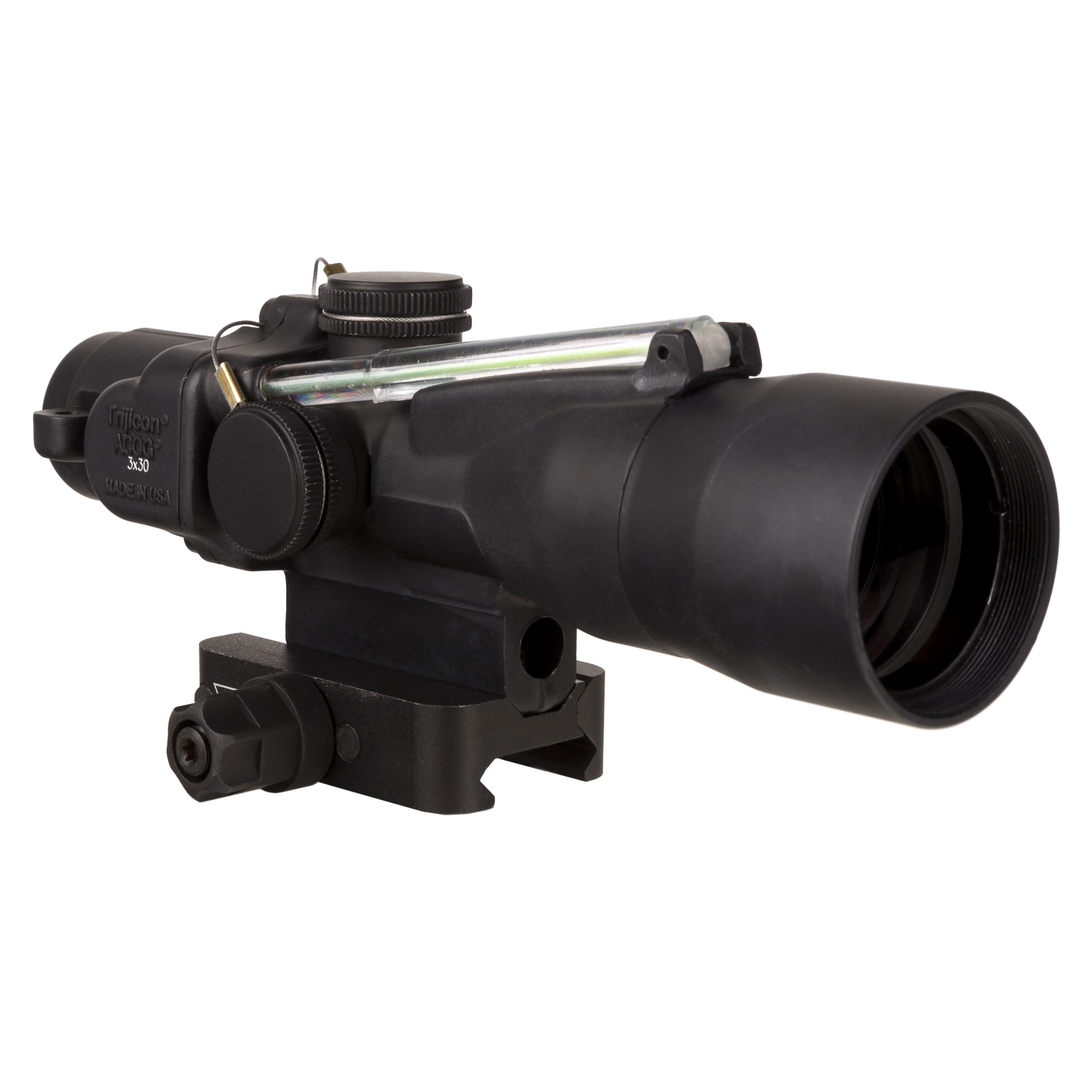 Trijicon ACOG Green Chevron .223 3X Rifle Scope – Black