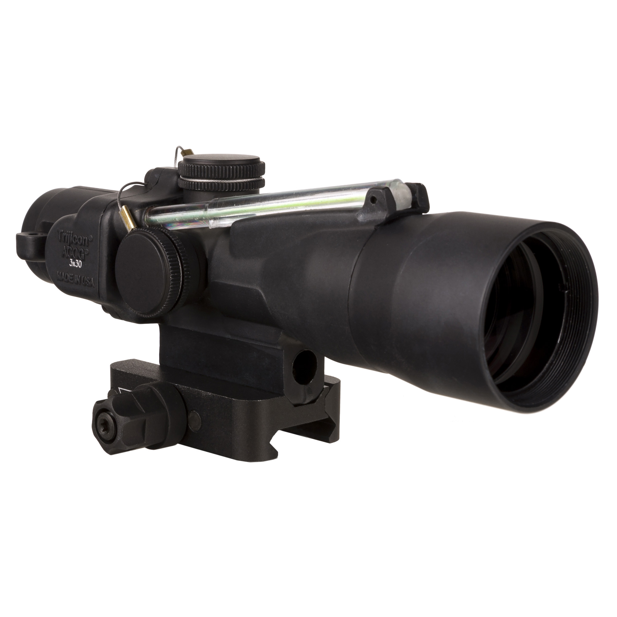 Trijicon ACOG Green Horseshoe/Dot .223 3X Rifle Scope – Black