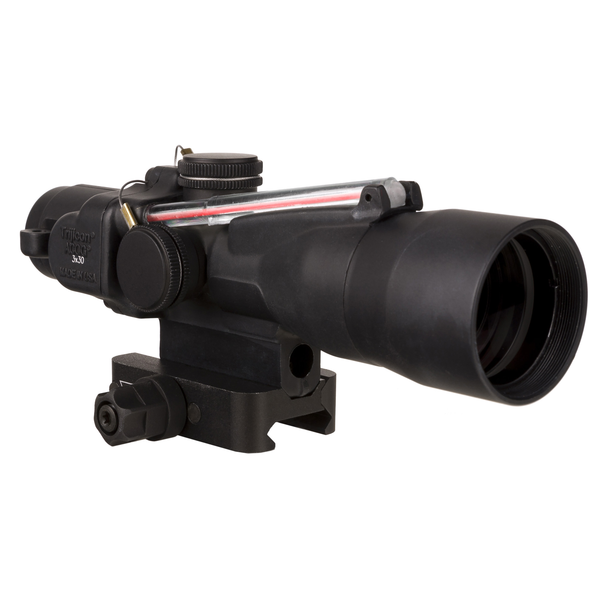 Trijicon ACOG Red Chevron .223 3X Rifle Scope – Black