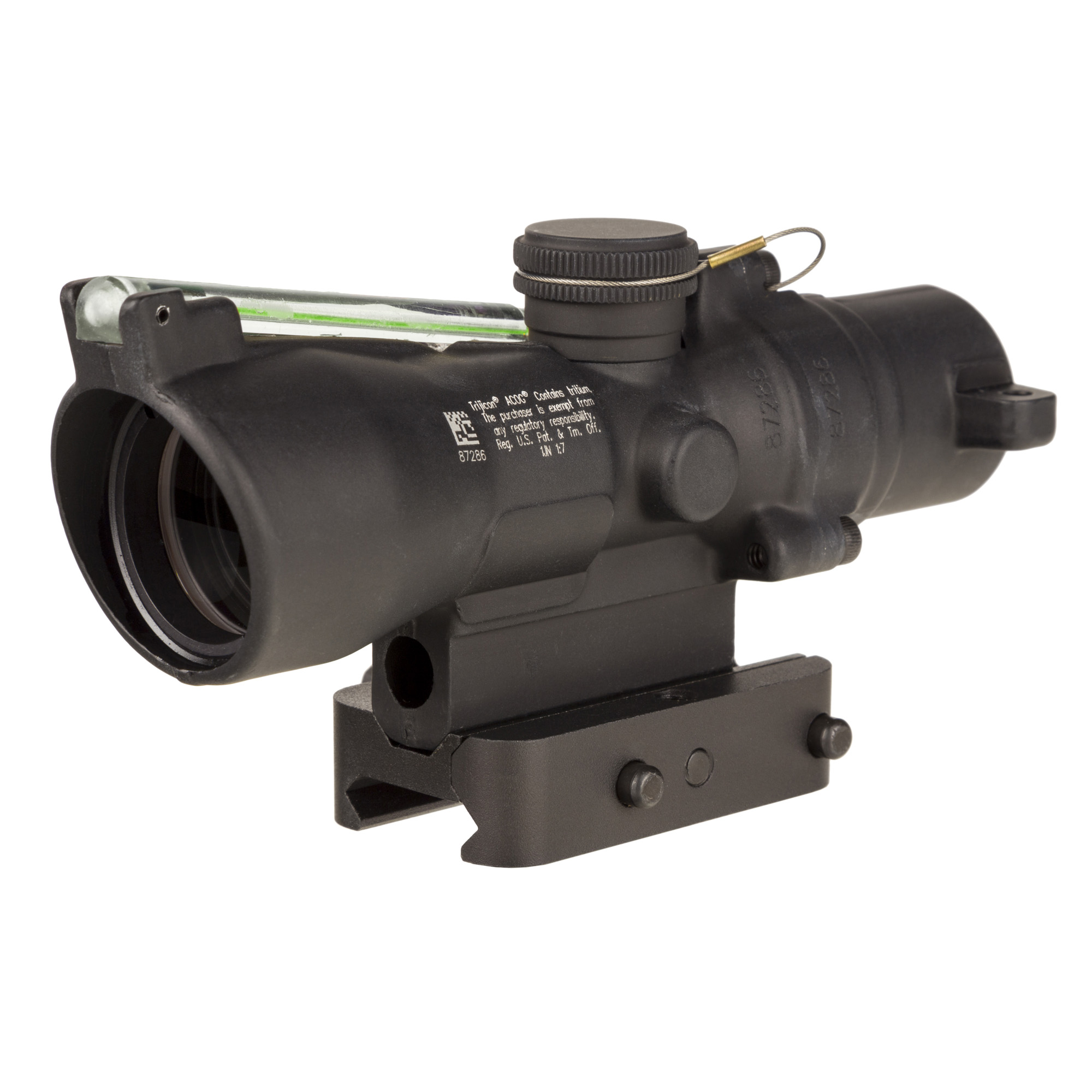 Trijicon ACOG Green Horseshoe/Dot .223 3X Rifle Scope – Black