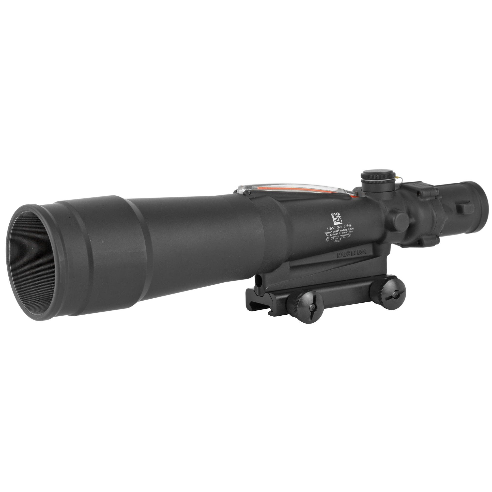 Trijicon ACOG Red Chevron .308 5.5X Rifle Scope – Black