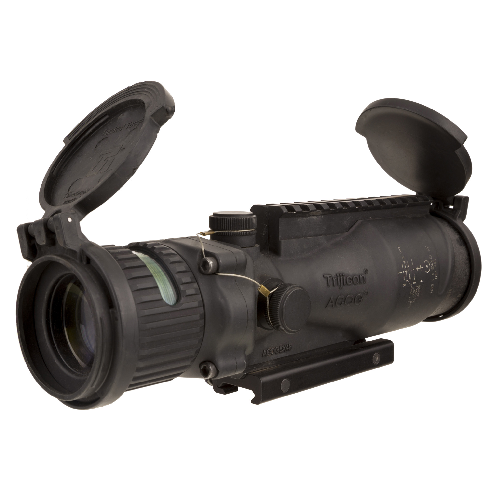 Trijicon ACOG Grn Horseshoe M240 6X Rifle Scope – Black