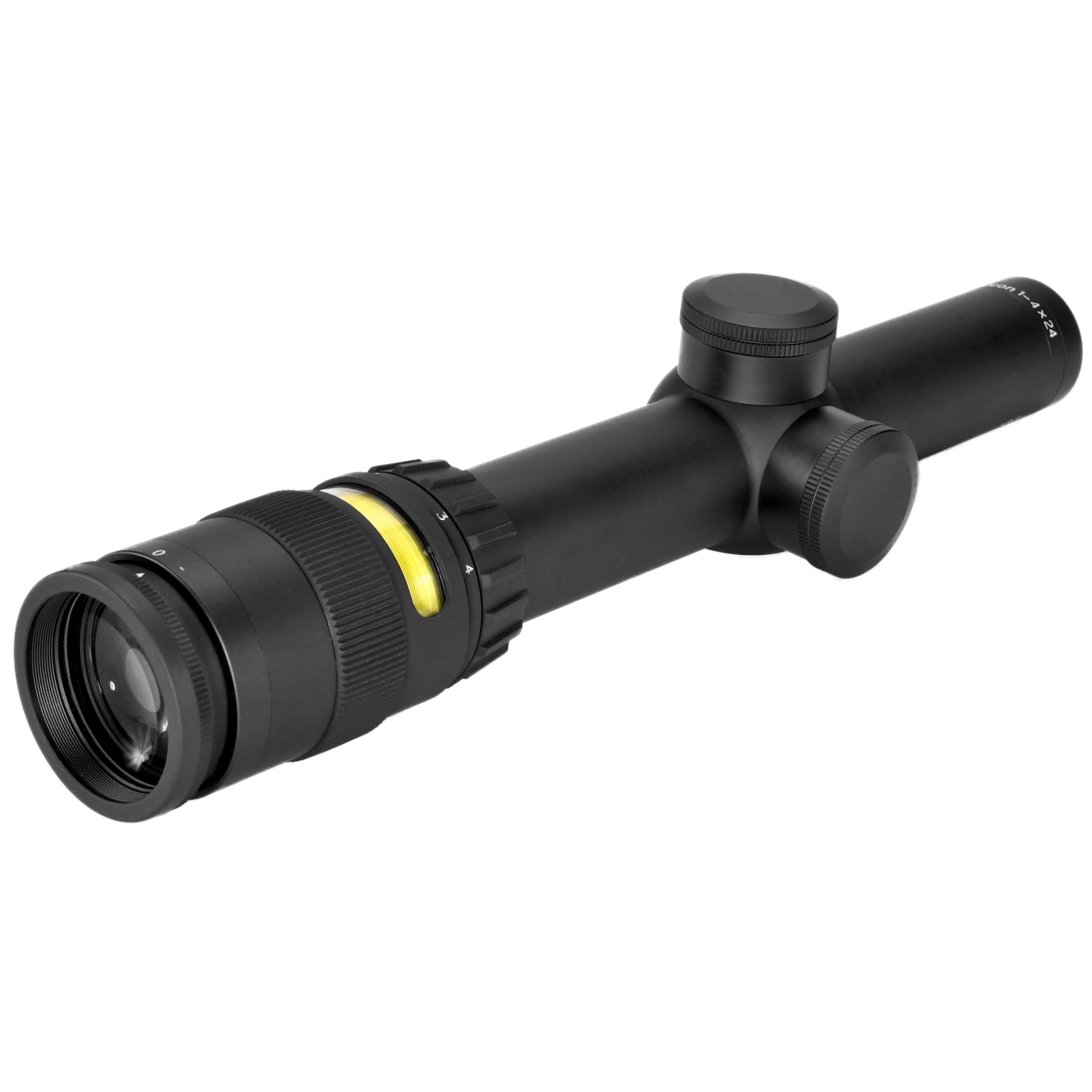 Trijicon AccuPoint Standard Duplex Crosshair Green Dot Reticle 1-4X Rifle Scope 30mm – Black