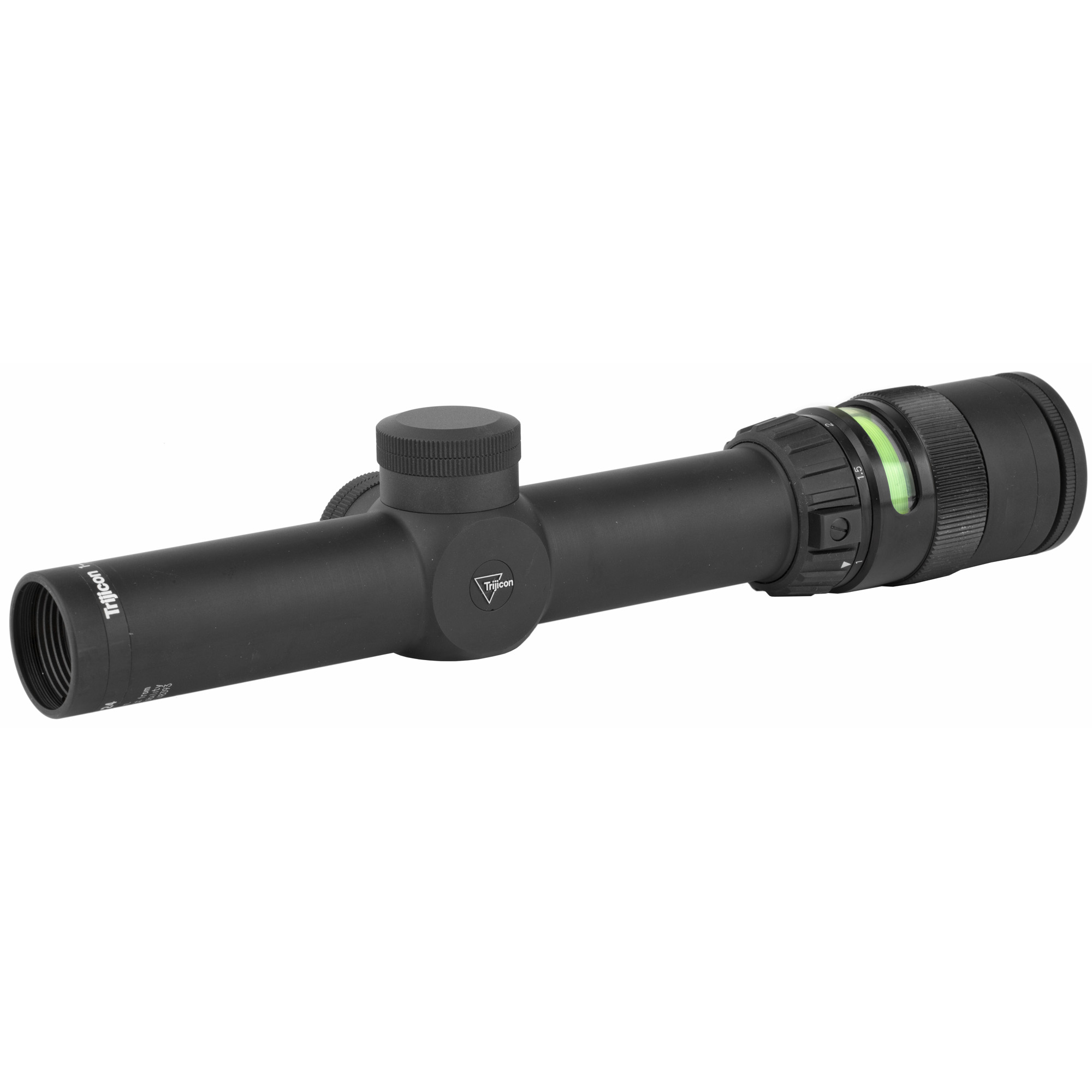 Trijicon AccuPoint Green Triangle Post 1-4X Rifle Scope 30mm – Black