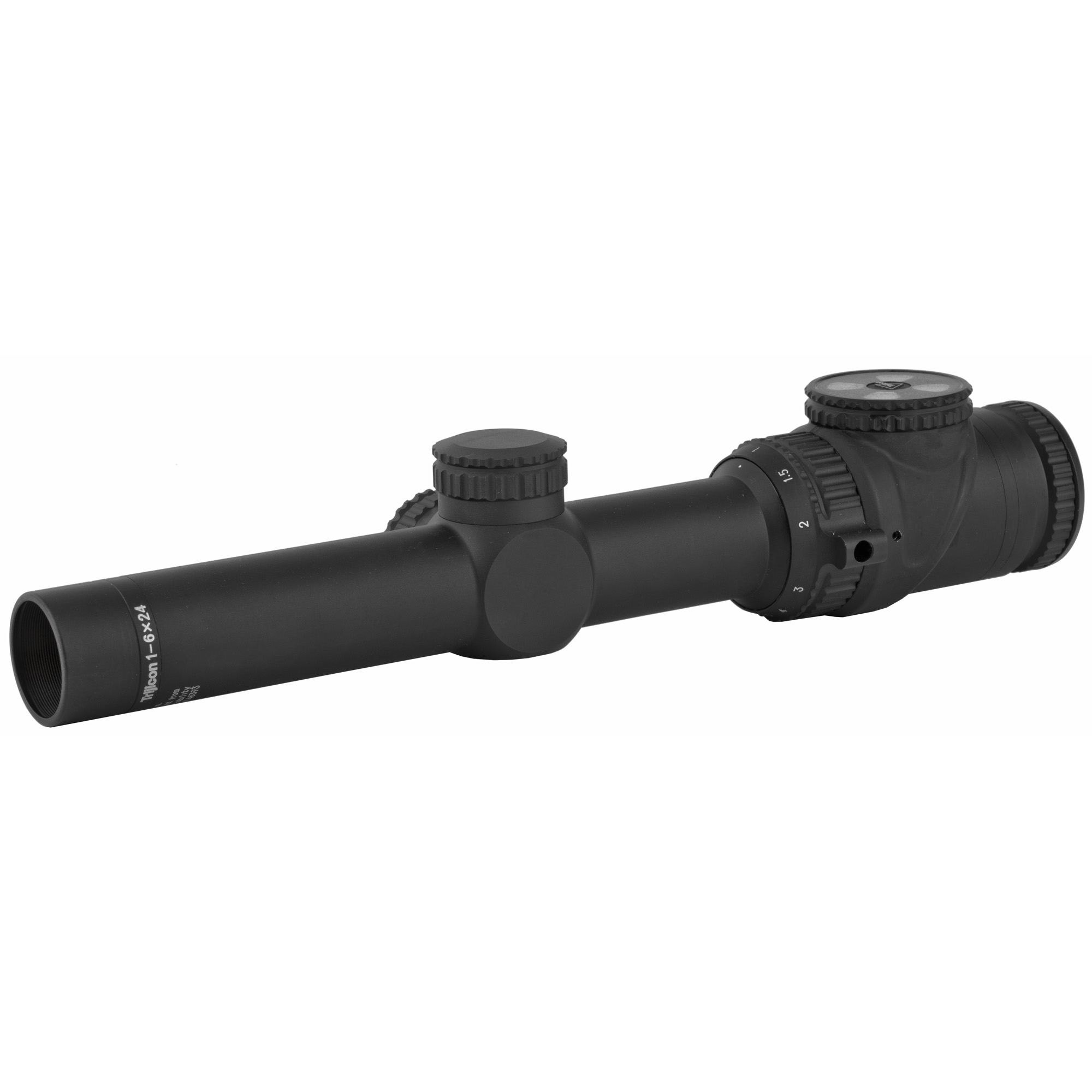 Trijicon AccuPoint MIL-Dot Crosshair With Green Dot 1-6X Rifle Scope 30mm – Black