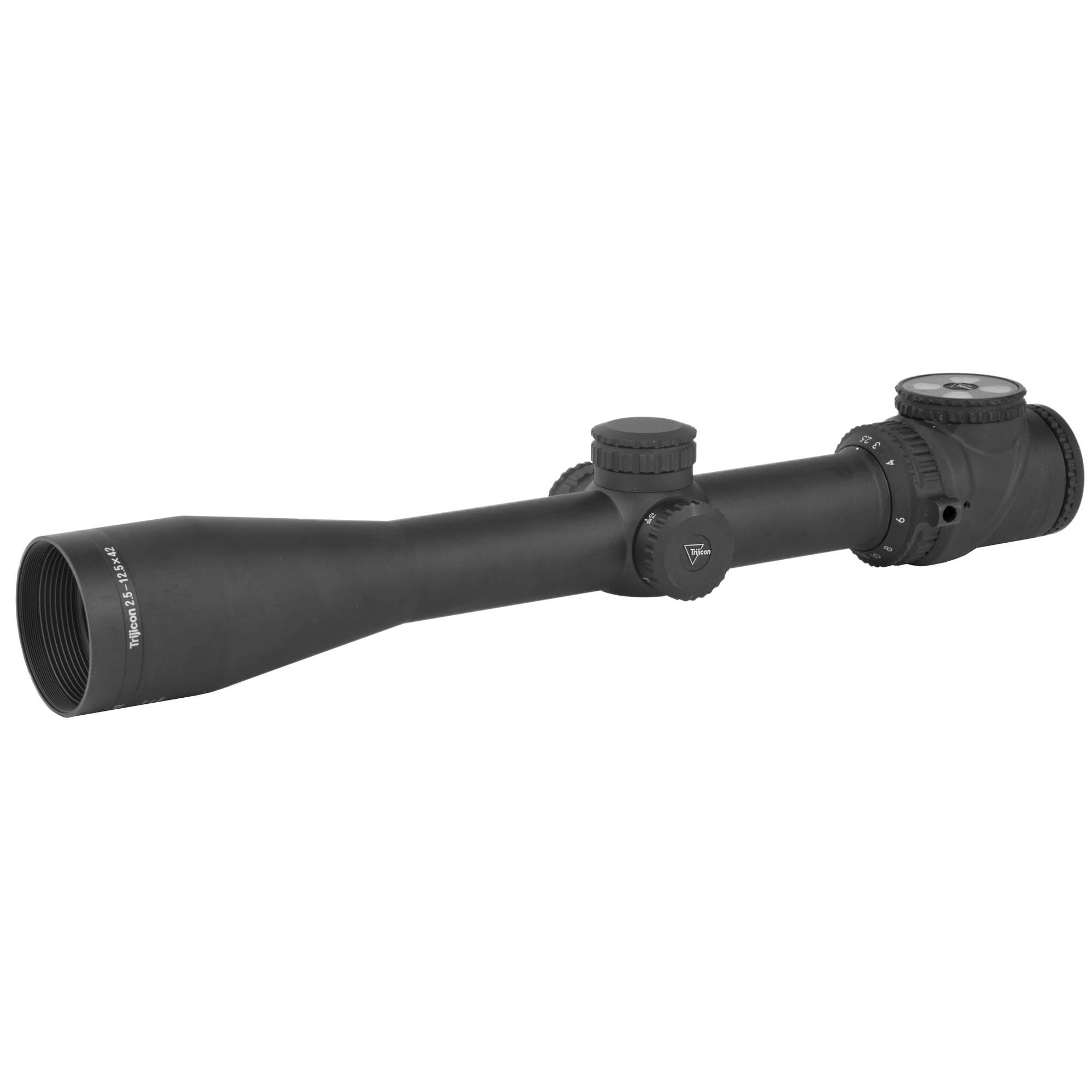 Trijicon AccuPoint MIL-Dot Crosshair With Green Dot 2.5-12.5X Rifle Scope 30mm – Black