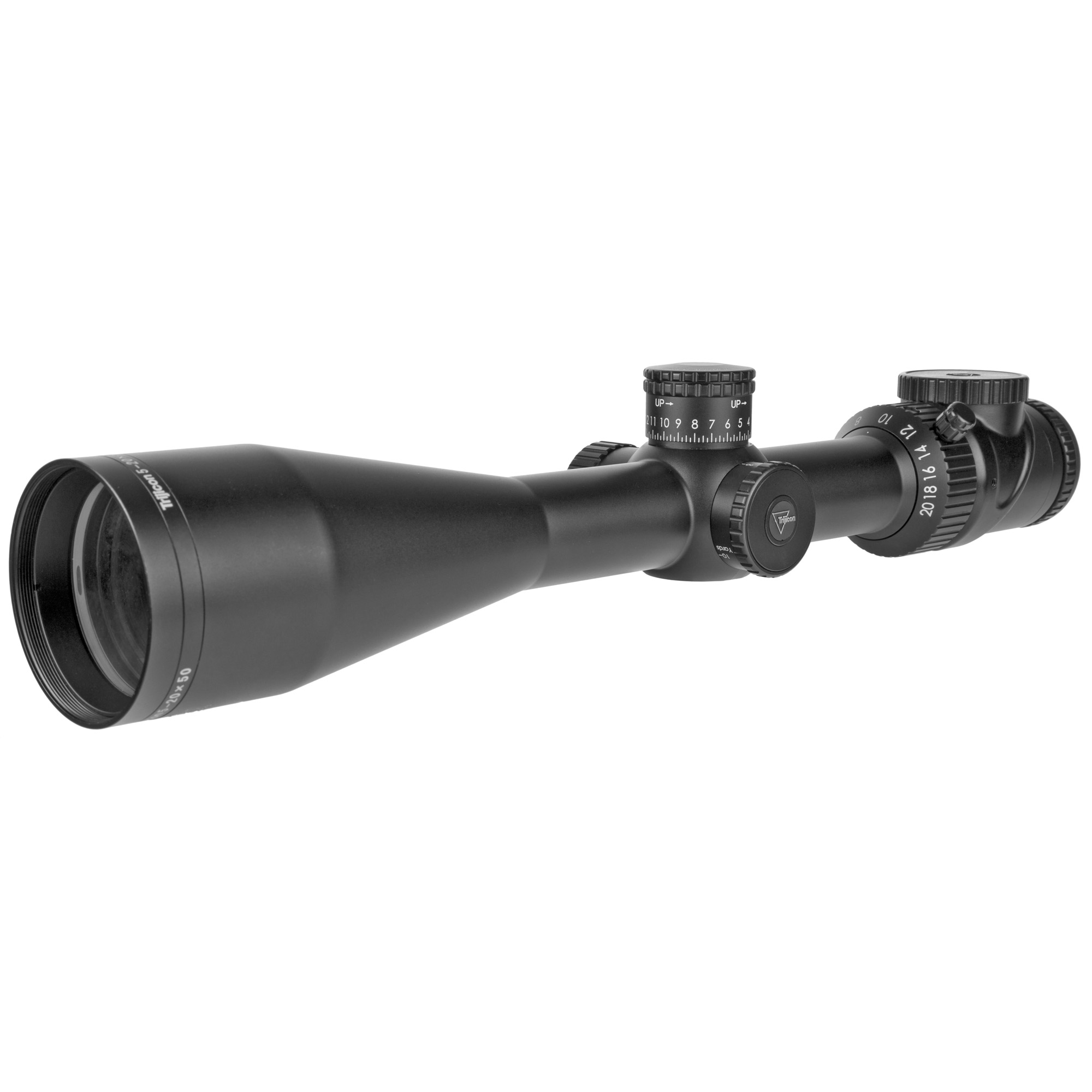 Trijicon Accupoint MOA Ranging Crosshair Green Dot Reticle 5-20X Rifle Scope 30mm – Black