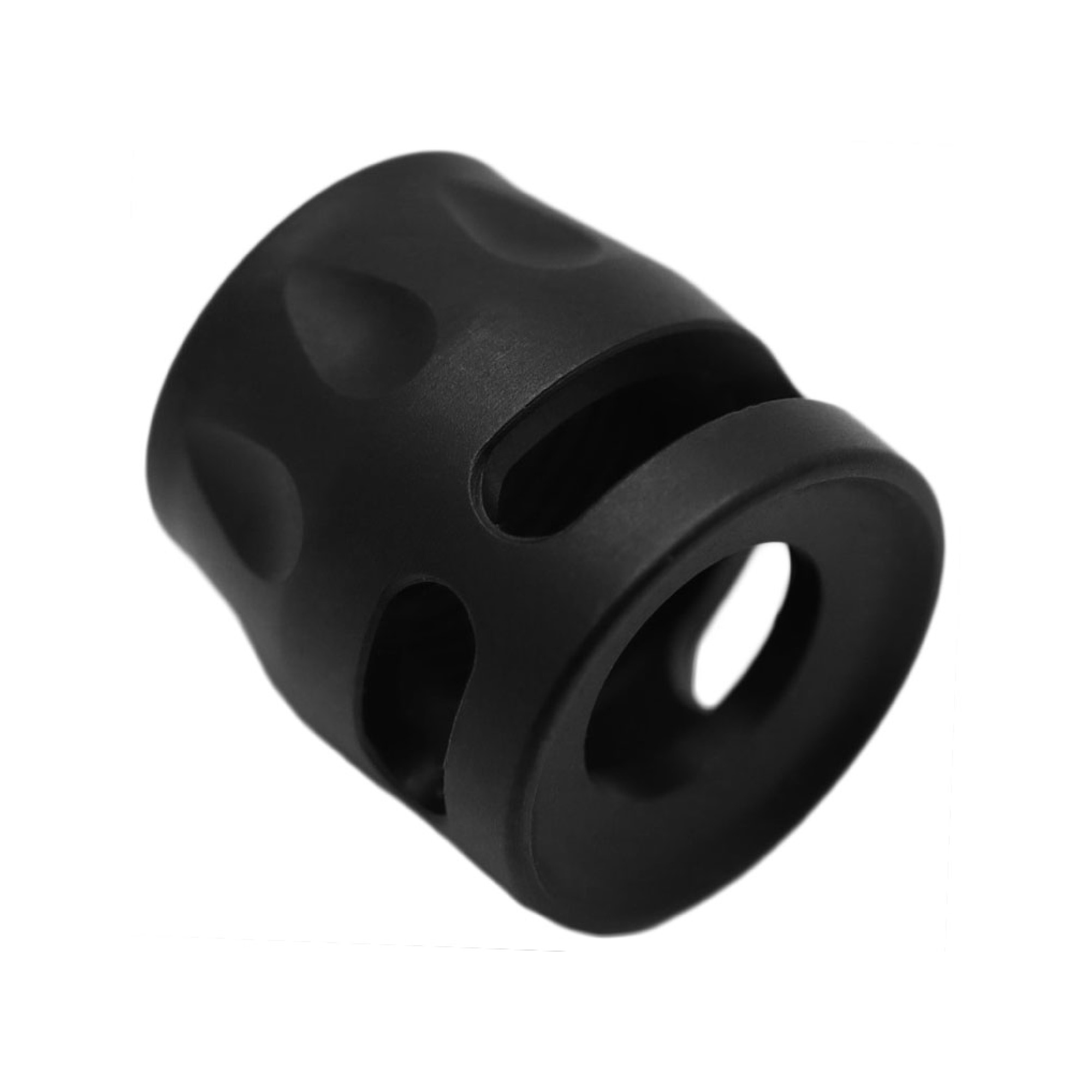 True Precision 1/2×28 Micro Comp 9mm Compensator – Black