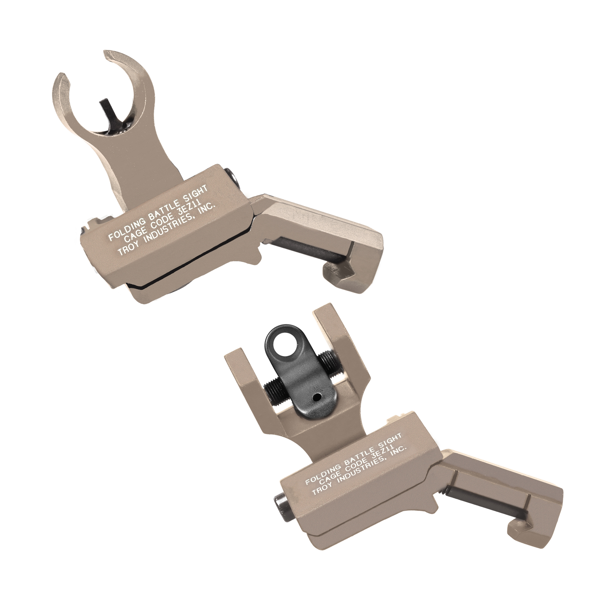 TROY Industries Picatinny 45 Degree BattleSight – Flat Dark Earth