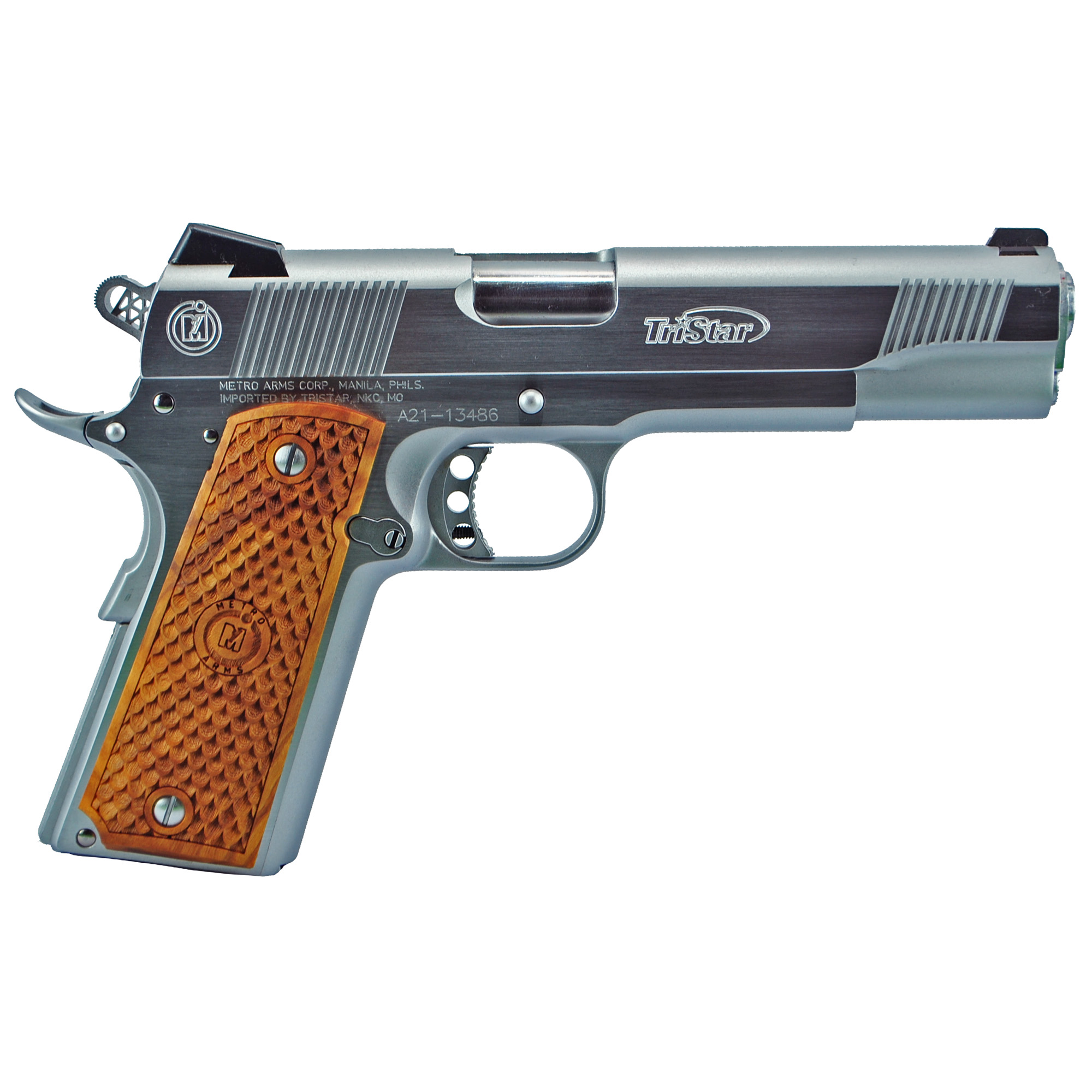 American Classic II 1911 5″ 45 ACP 8rd Novak – Silver