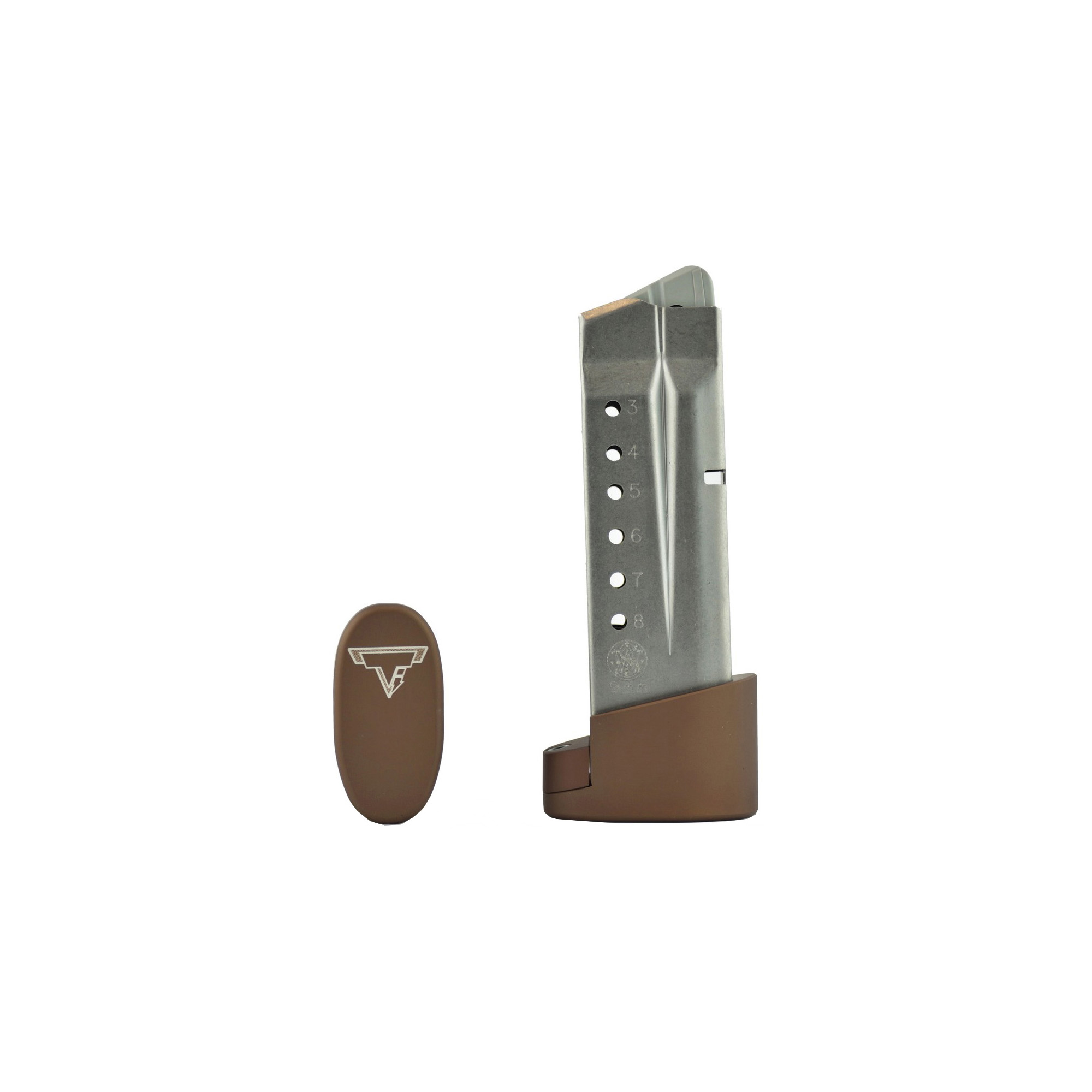 Taran Tactical S&W M&P Firepower Mag Extension – Coyote Bronze