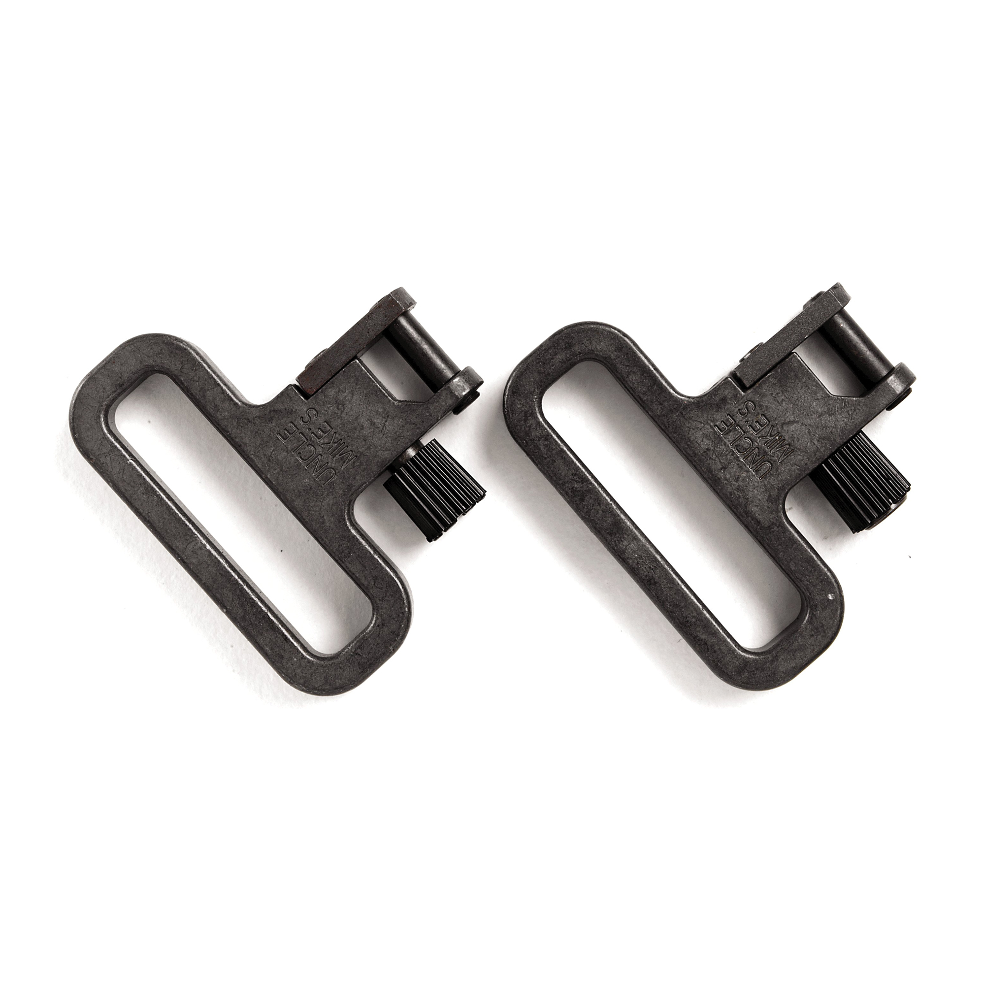 Uncle Mike’s Mil-Spec Quick Disconnect SS MIM Swivel 1.25″ – Black