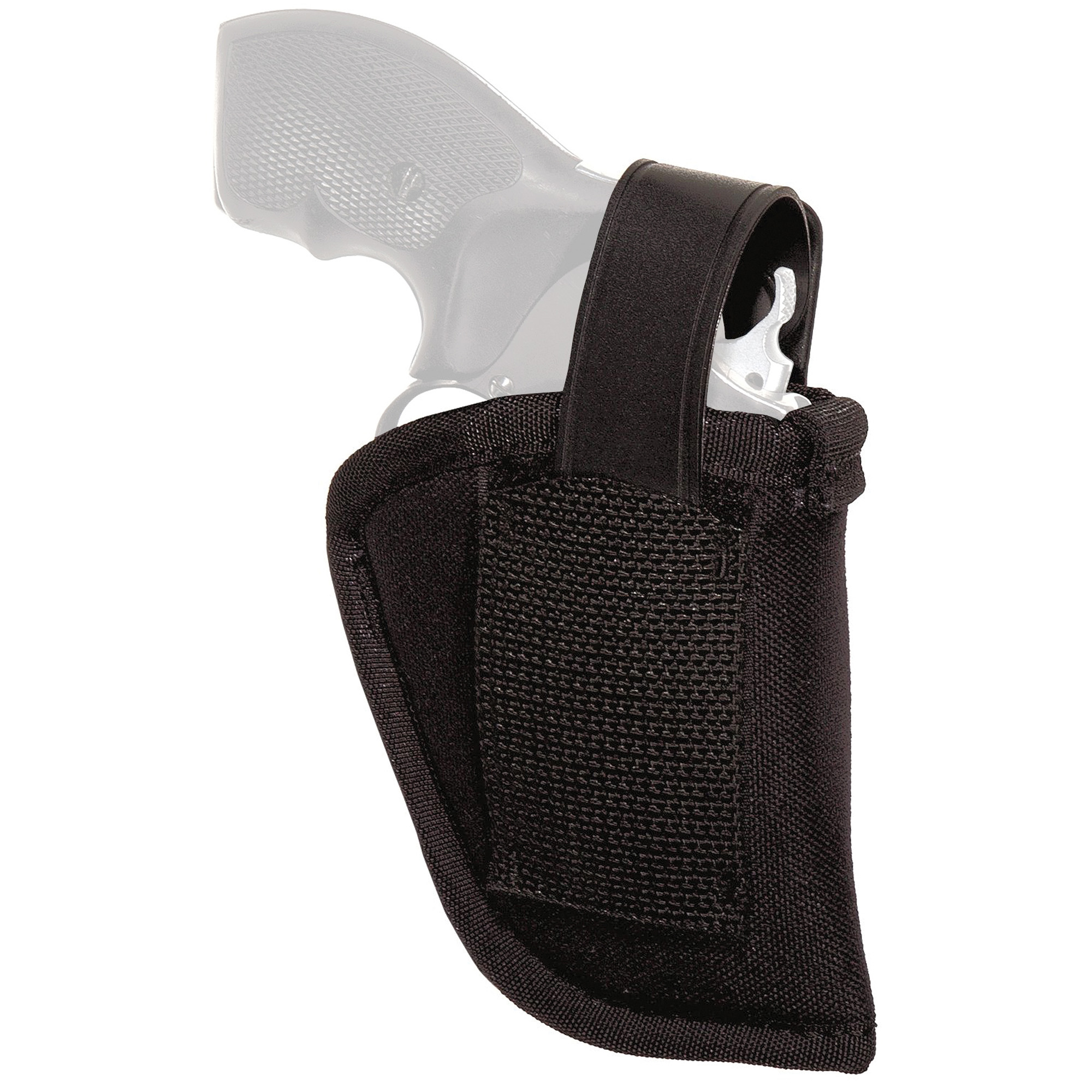 Uncle Mike’s 2″ Small Revolver Cordura Ambidextrous Kodra Nylon Hip Holster – Black