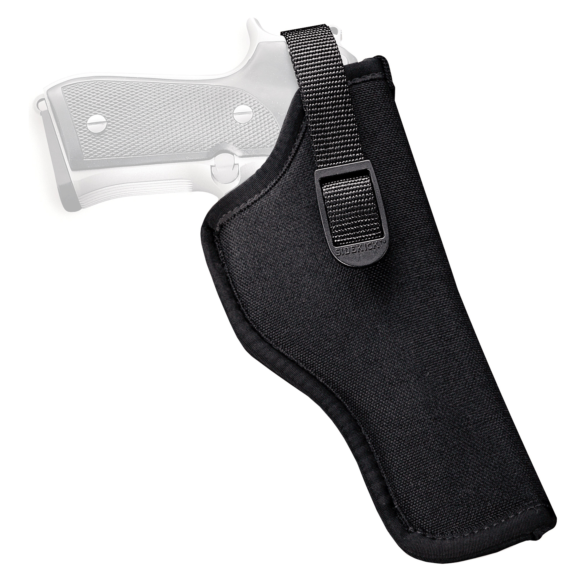 Uncle Mike’s Most Small Frame Revolvers 3″ Right Hand Kodra Nylon Hip Holster – Black