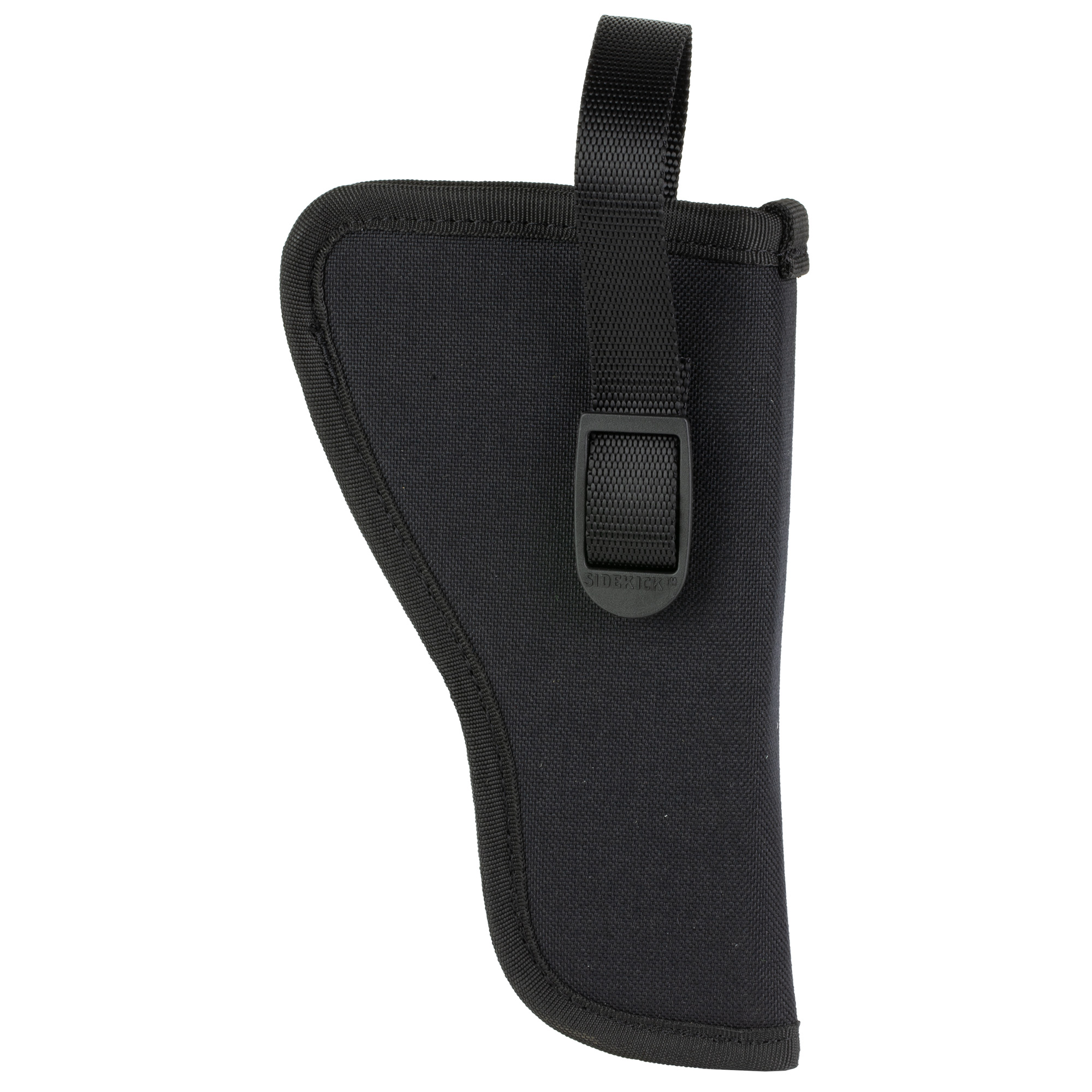 Uncle Mike’s Large Revolver 4″ Right Hand Kodra Nylon Hip Holster – Black