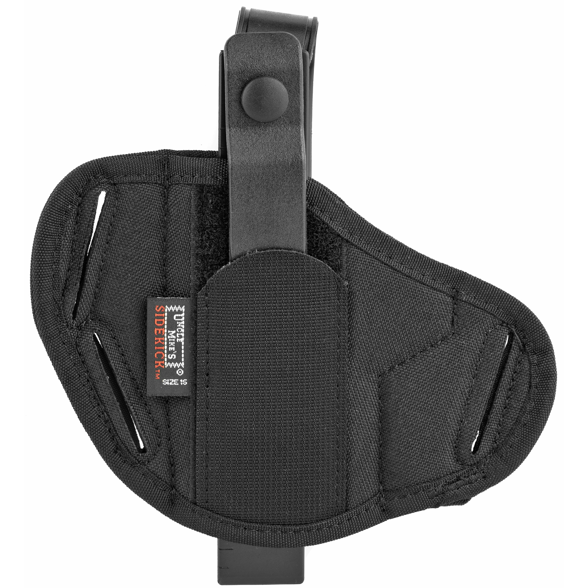 Uncle Mike’s Medium Frame Automatic Super Belt Slide 3.75″ Ambidextrous Cordura Holster – Black