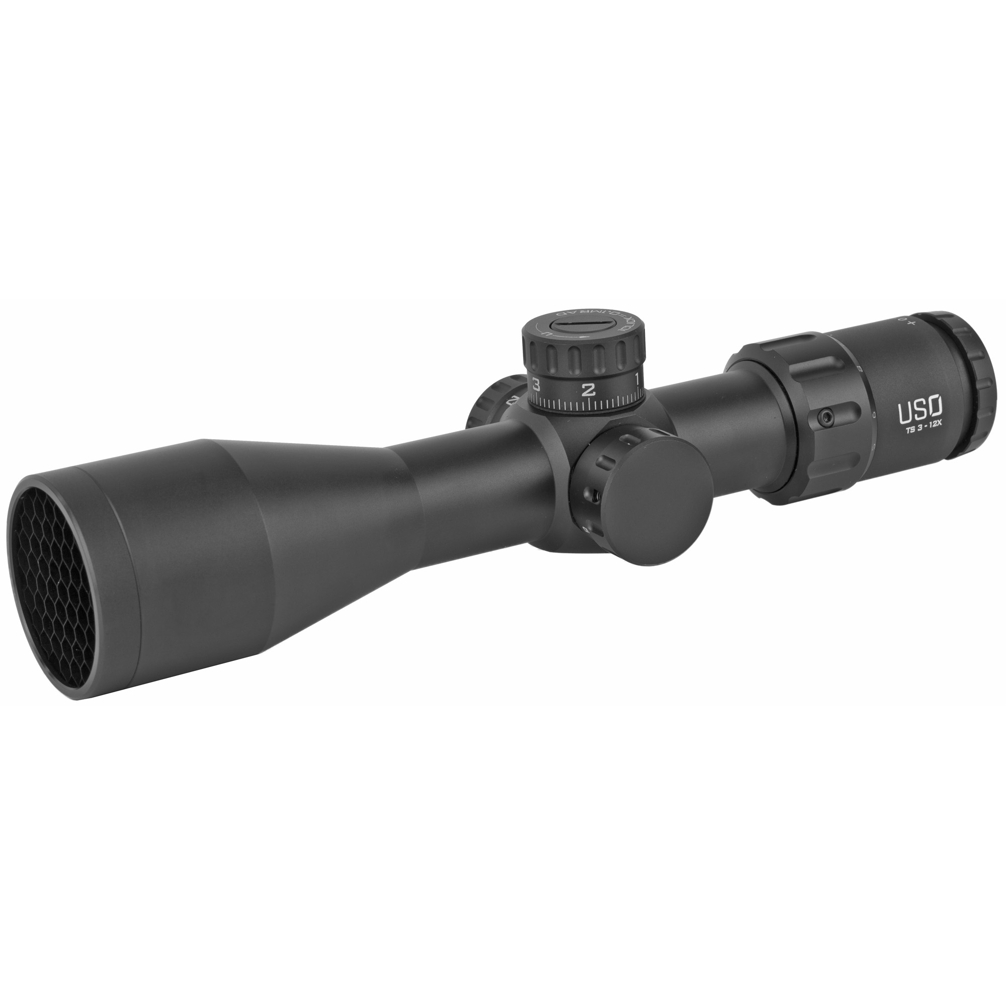 US Optics TS Series Triplex 3-12X Rifle Scope 30mm – Black