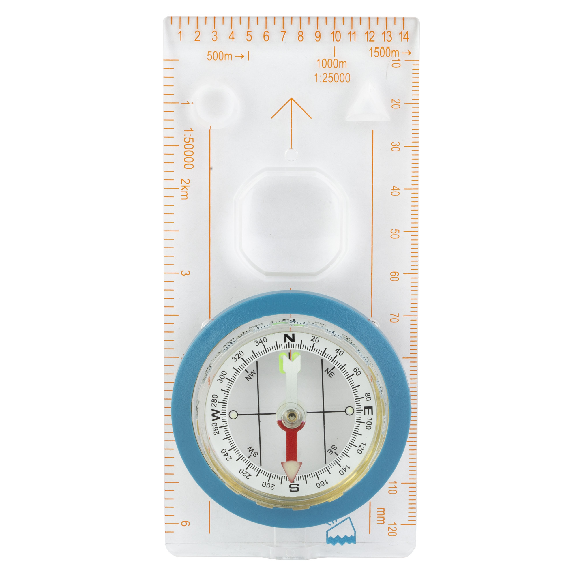 UST Deluxe Map Compass – 1 – Clear