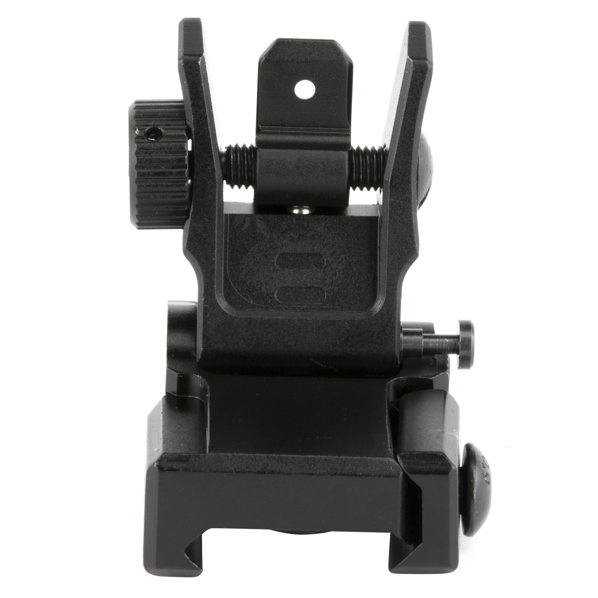 UTG AR15 Low Profile Flip-up Rear Sight with Dual Aiming Aperture