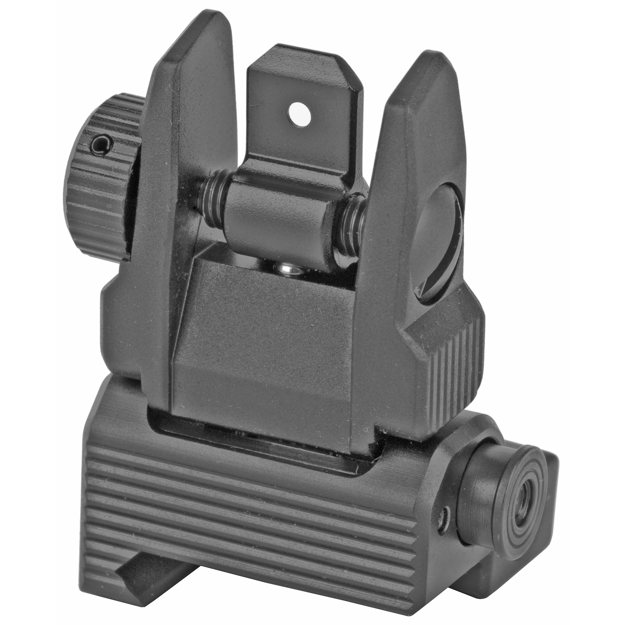 UTG ACCU-SYNC Spring-loaded AR15 Flip-up Rear Sight – Black