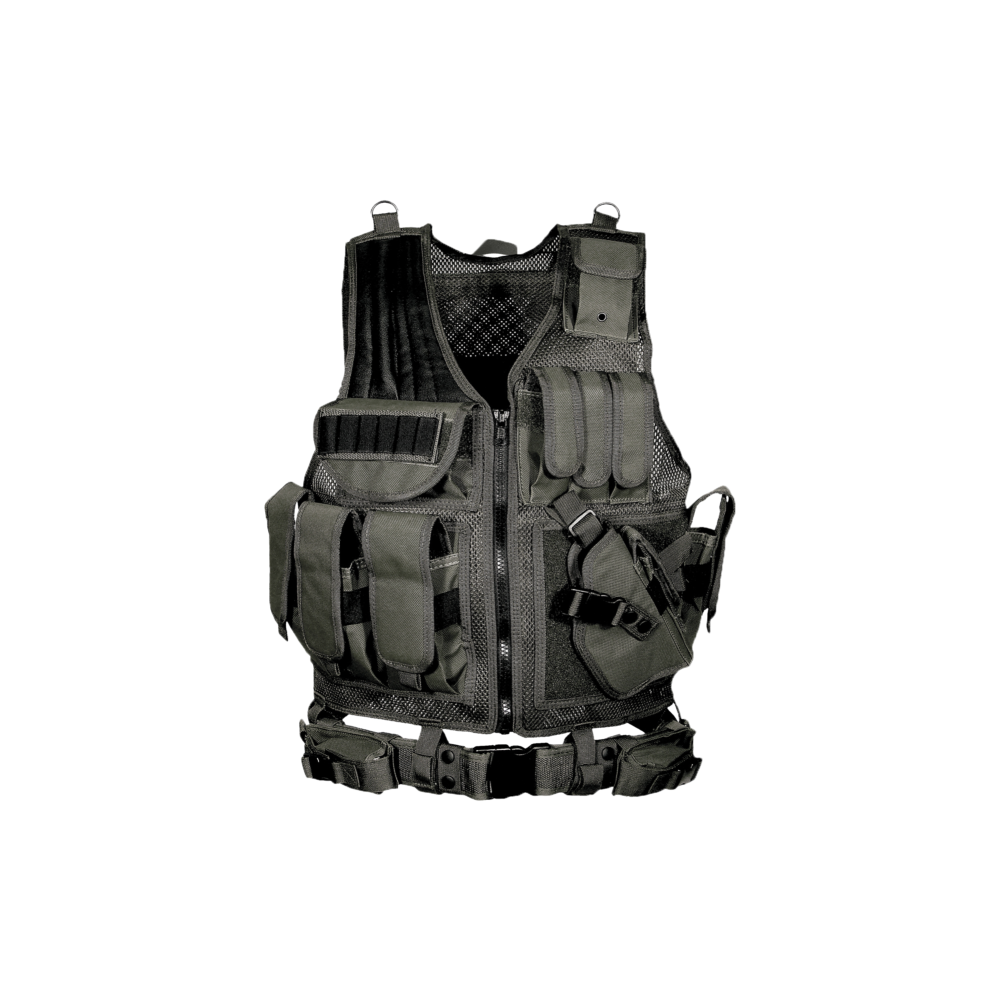 UTG 547 Law Enforcement Tactical Vest – Right Handed – Black