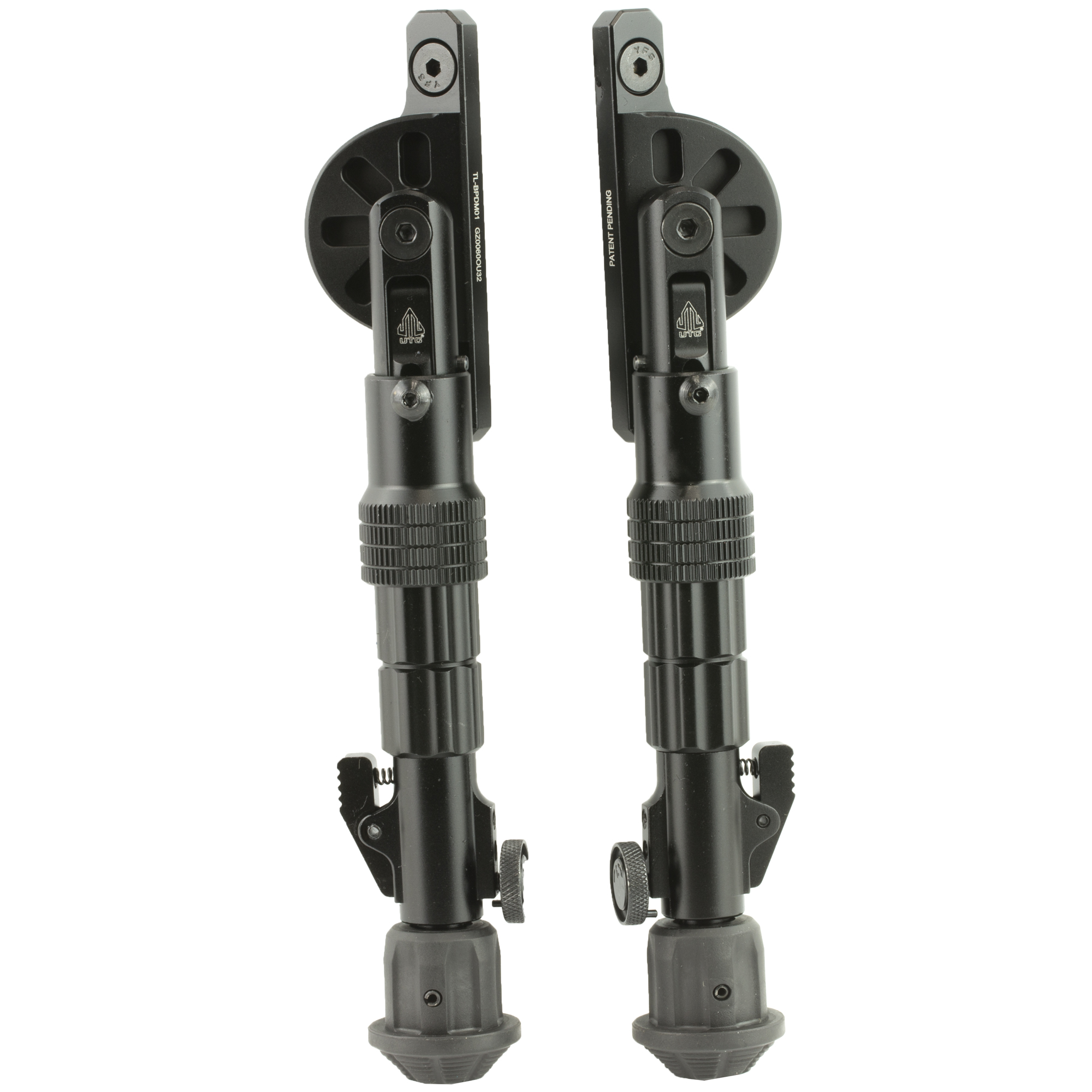 UTG RECON FLEX M-LOK Bipod – Matte Black – 5.7″ – 8″ Center Height