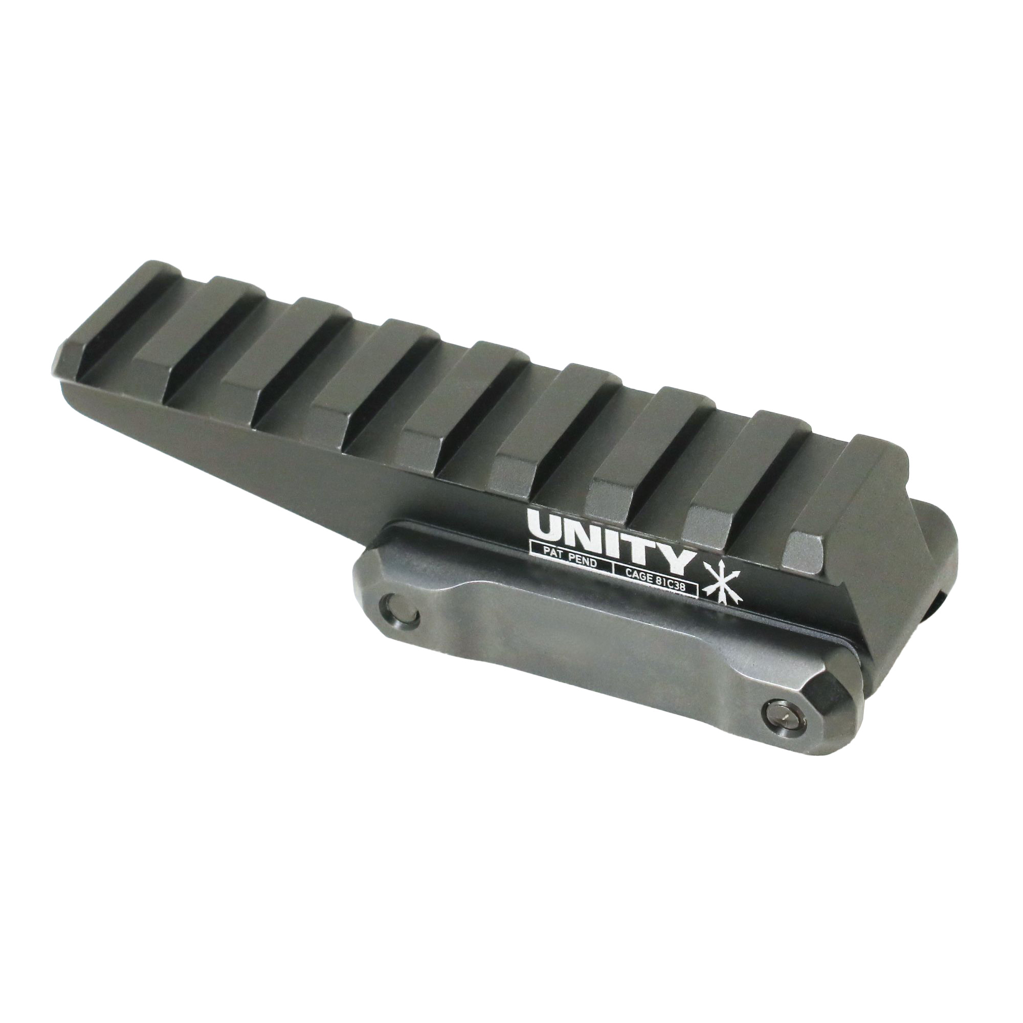 Unity Tactical Picatinny FAST Optic Riser – Black