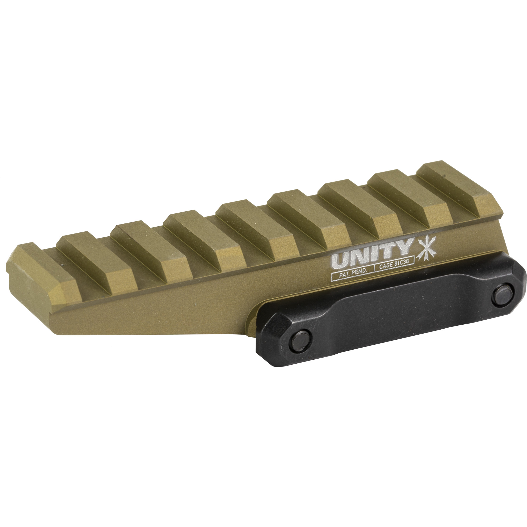 Unity Tactical Picatinny FAST Optic Riser – Flat Dark Earth