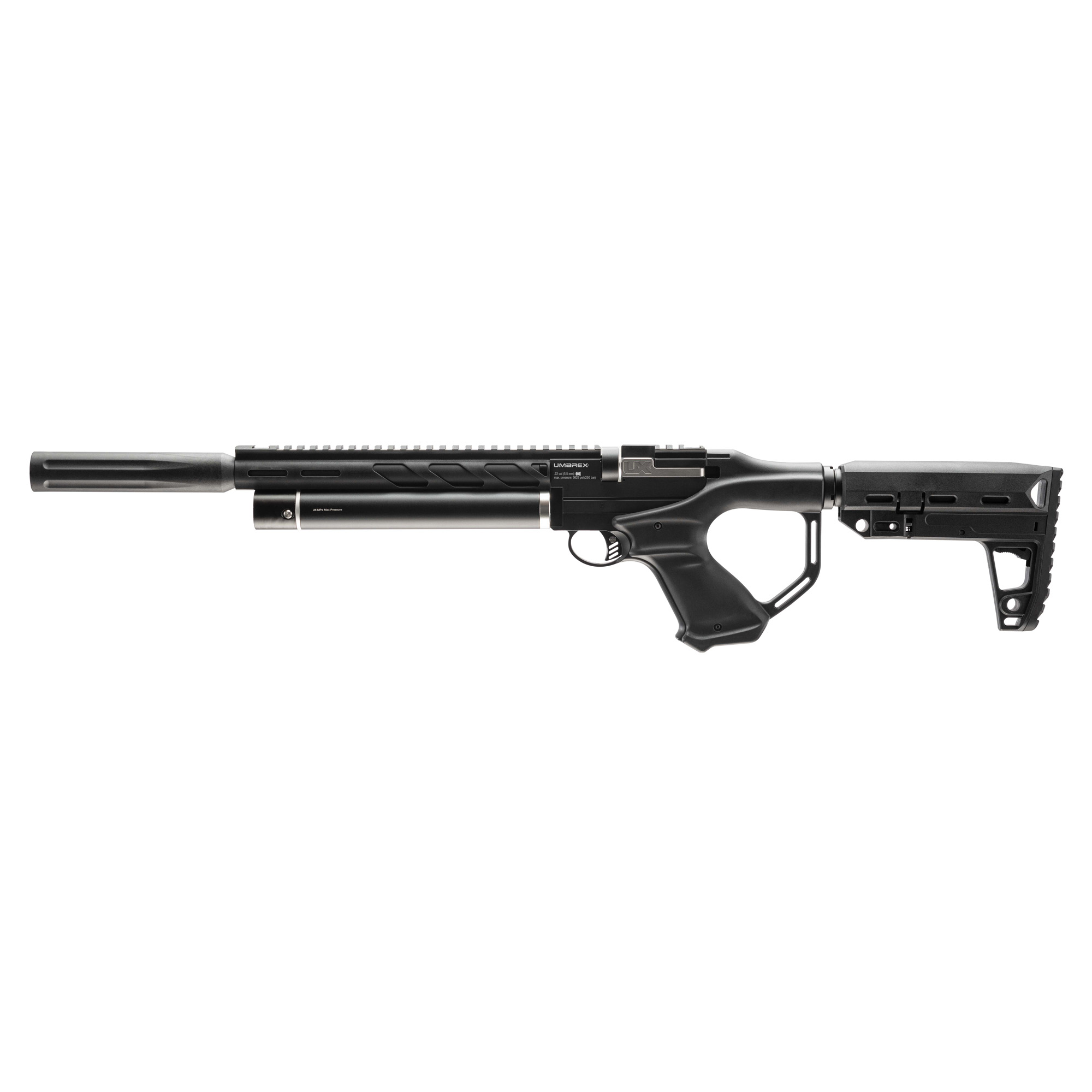 Umarex Notos .22 Pellet 11.75″ Air Rifle 7rd 700FPS – Black